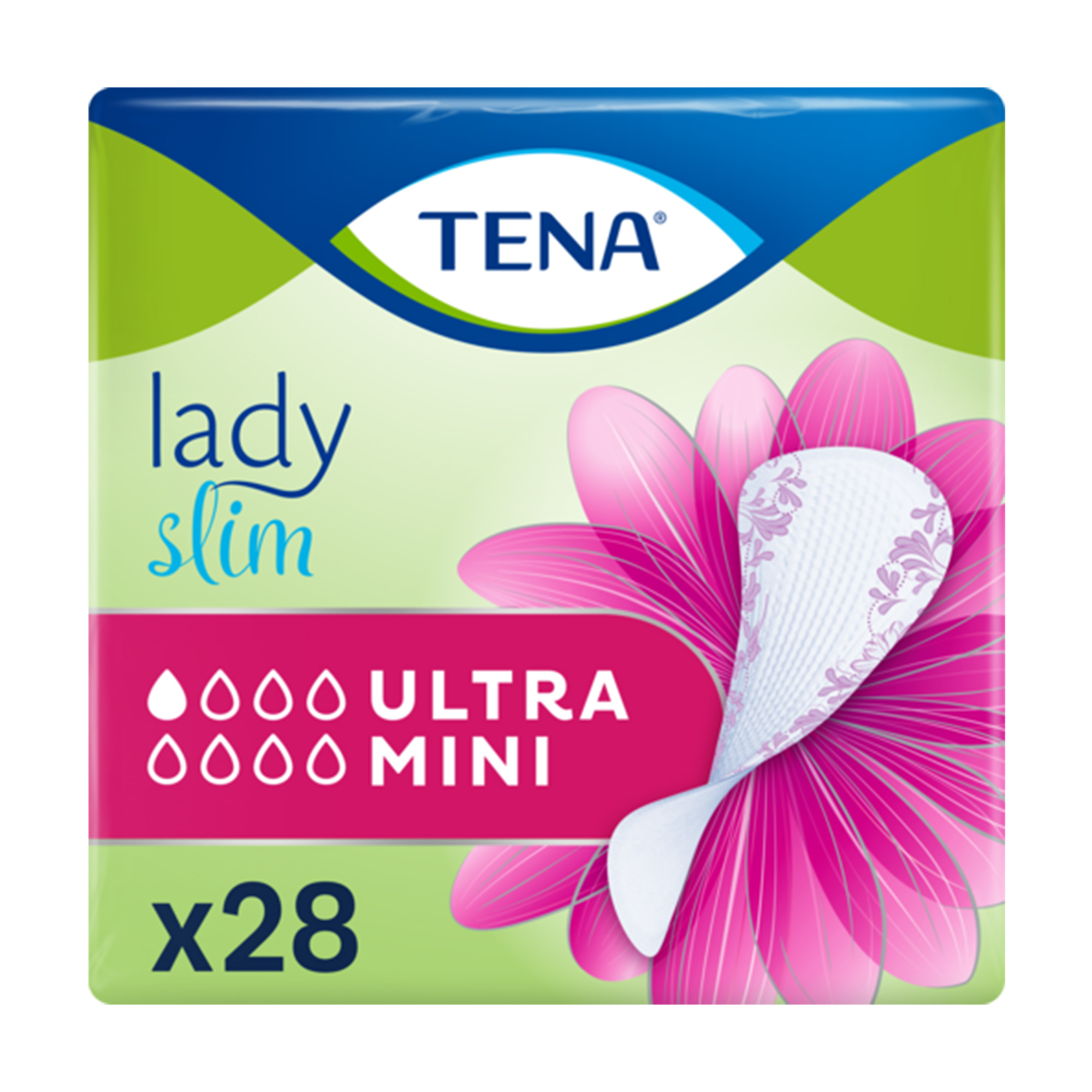 

Уцінка! Урологічні прокладки жіночі TENA Lady Slim Ultra Mini, 28 шт
