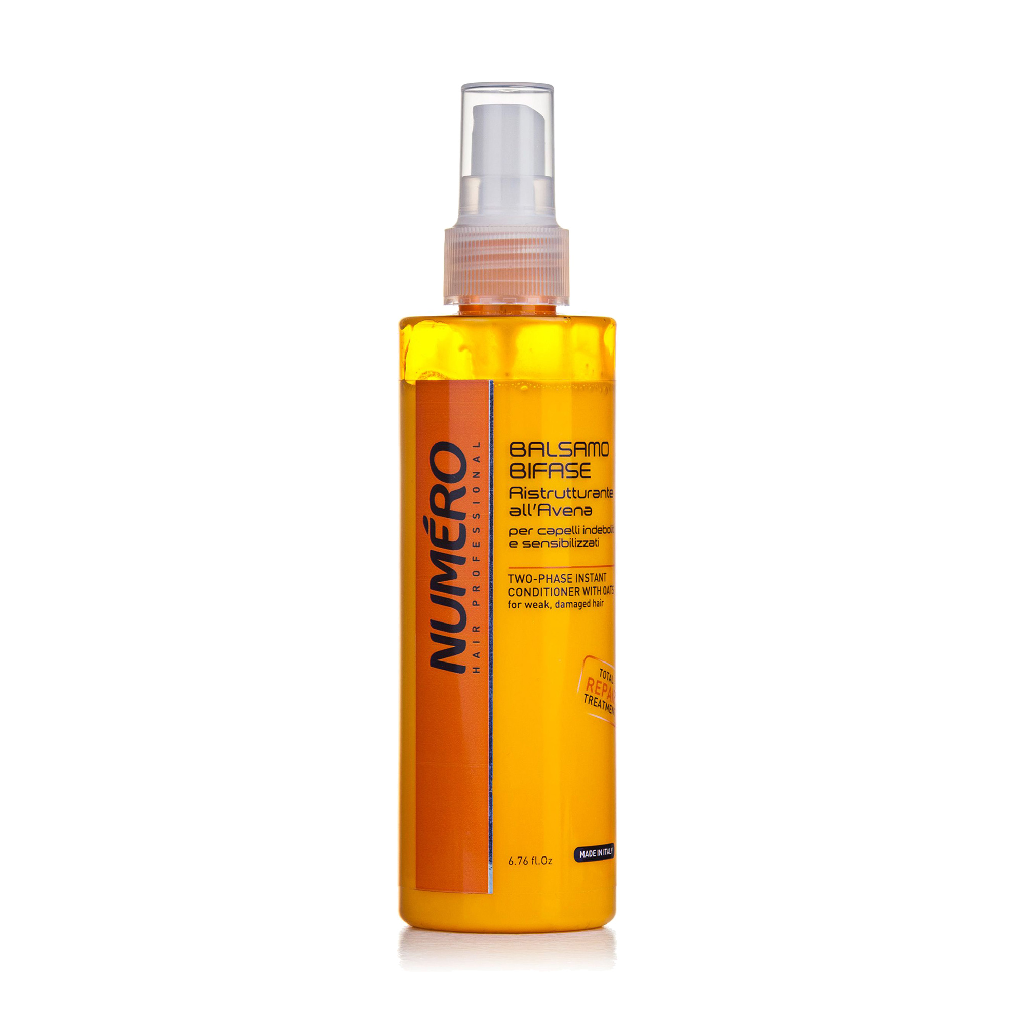

Уцінка! Двофазний бальзам для волосся Brelil Numero Instant Two-phase Oatmeal Hair Conditioner з екстрактом вівса, 200 мл