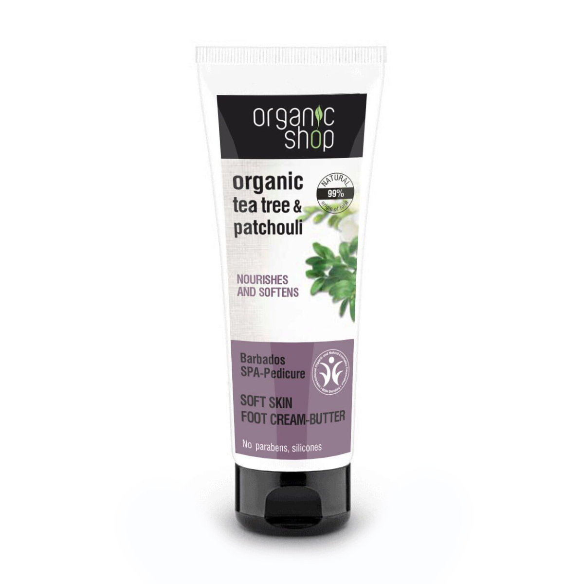 

Крем-масло для ніг Organic Shop Foot Cream Soft Skin Барбадоський Spa-манікюр, 75 мл