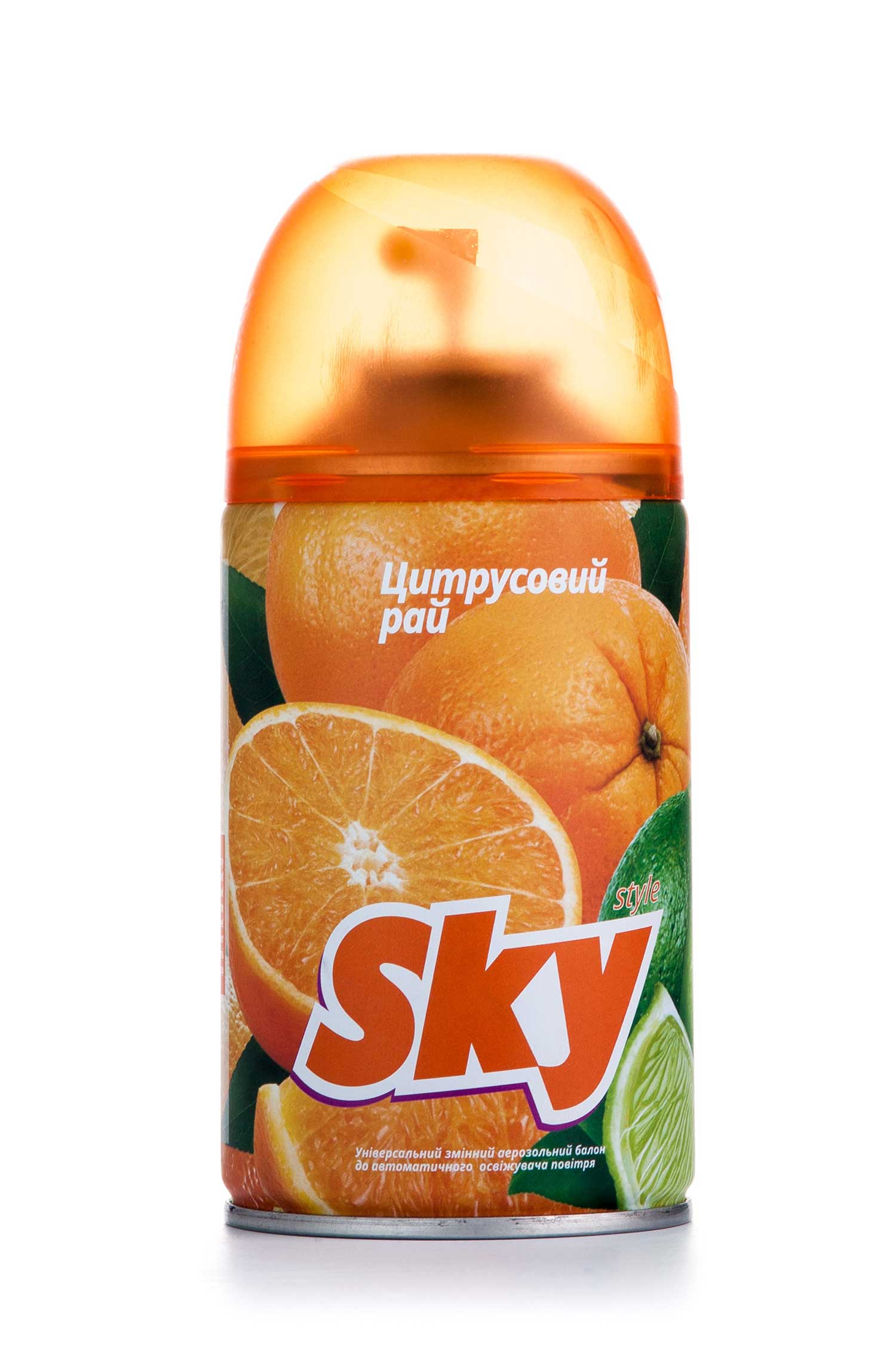 

Освіжувач повітря Sky Style автоматичний змінний балон Цитрусовий рай, 260мл