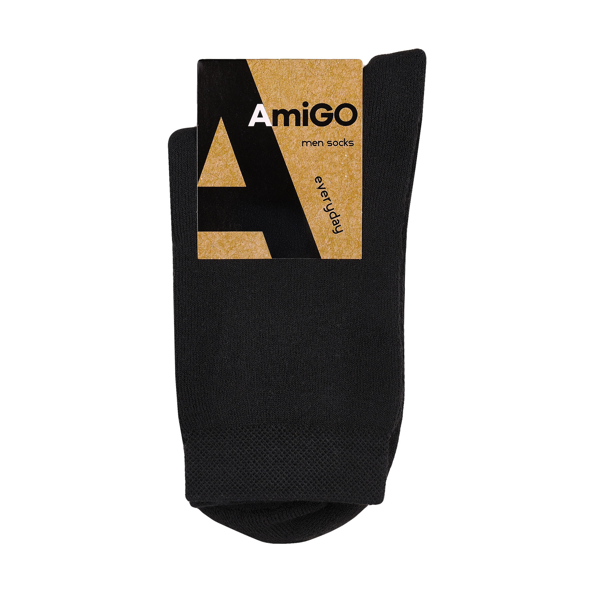 

Шкарпетки чоловічі AmiGO махрові, чорні, розмір 27