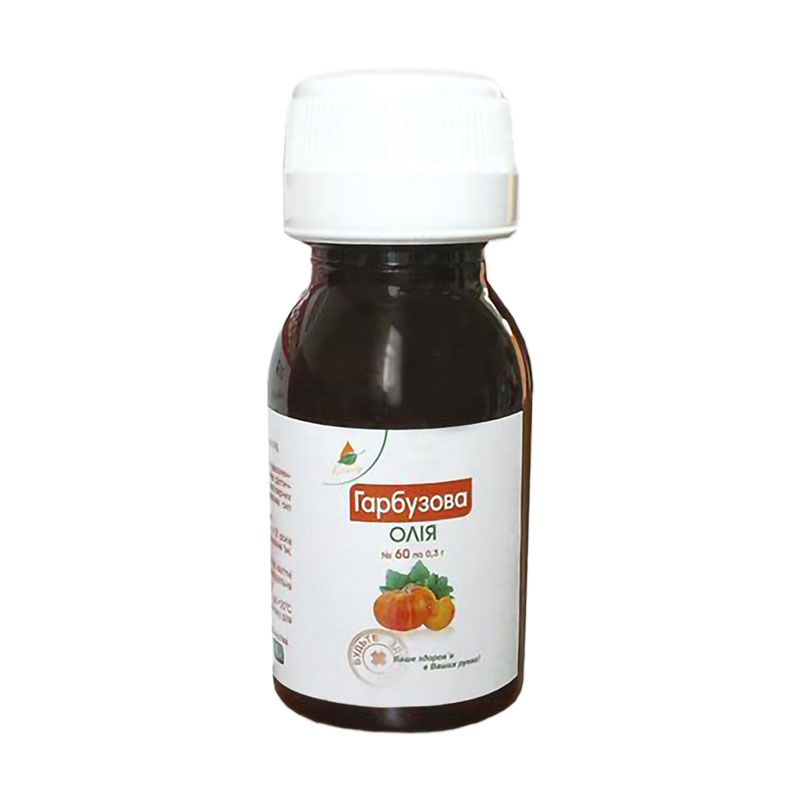 

Гарбузова олія Еліксір 300 мг, 60 капсул