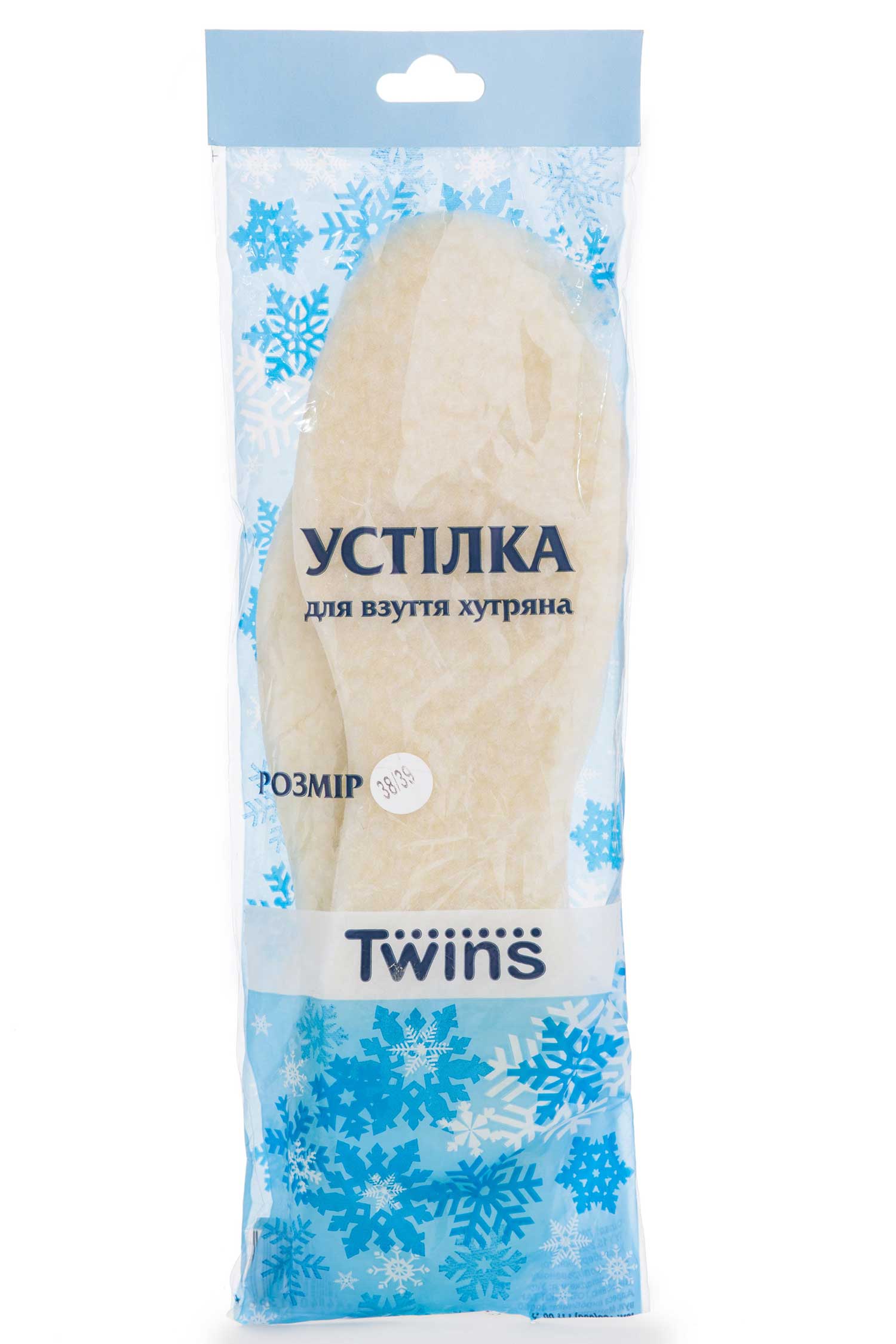 

Устілка для взуття Twins хутряна р. 38/39