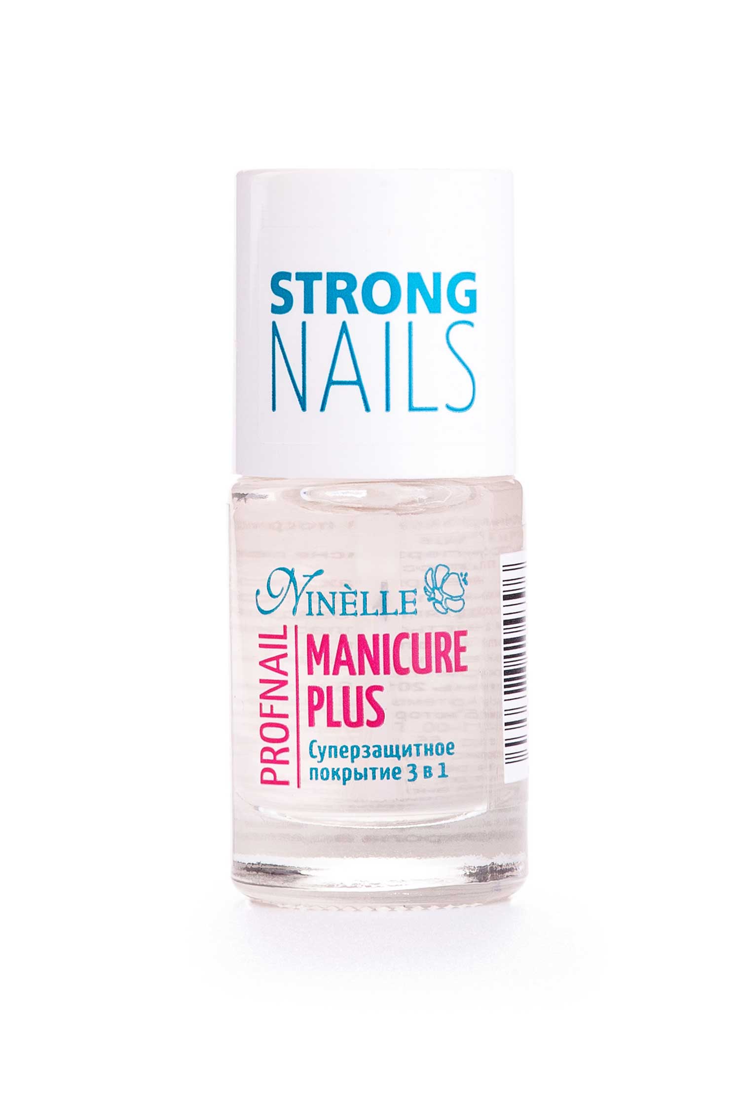 

Суперзахисне покриття для нігтів Ninelle Profnail 3в1 Manicure Plus, 11мл