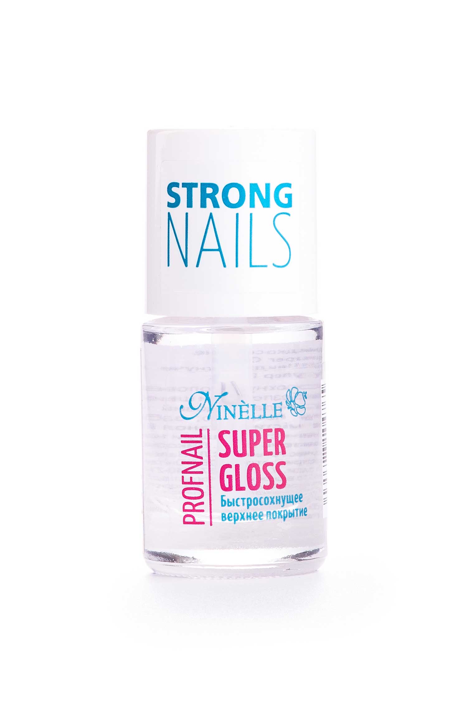 

Швидковисихаюче верхнє покриття для нігтів Ninelle Profnail Super Gloss, 11мл