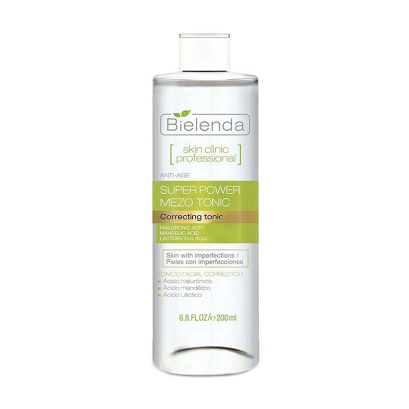 

Уцінка! Активний корегувальний тонік для обличчя Bielenda Skin Clinic Professional Mezo Мигдальна та лактобіонова кислота, 200 мл