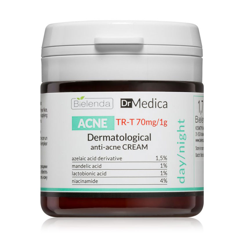

Уцінка! Дерматологічний крем для обличчя Bielenda Dr Medica Acne Dermatological Anti-Acne Cream анти-акне, 50 мл