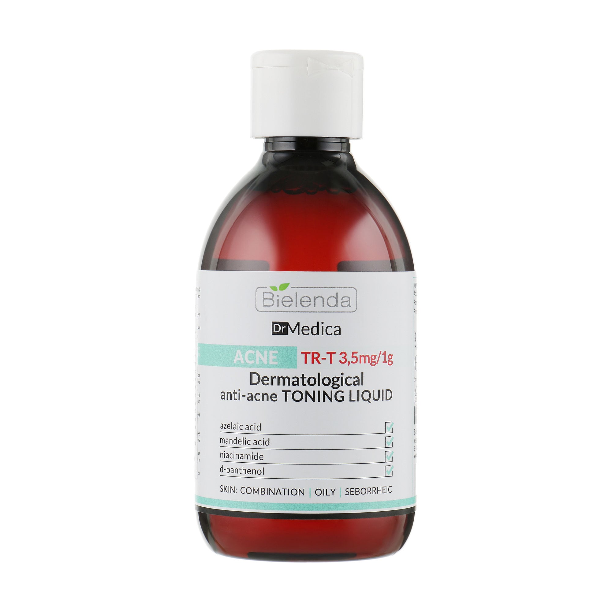 

Дерматологічний антиакне-тонік для обличчя Bielenda Dr Medica Acne Dermatological Anti-Acne Liquid Tonic, 250 г