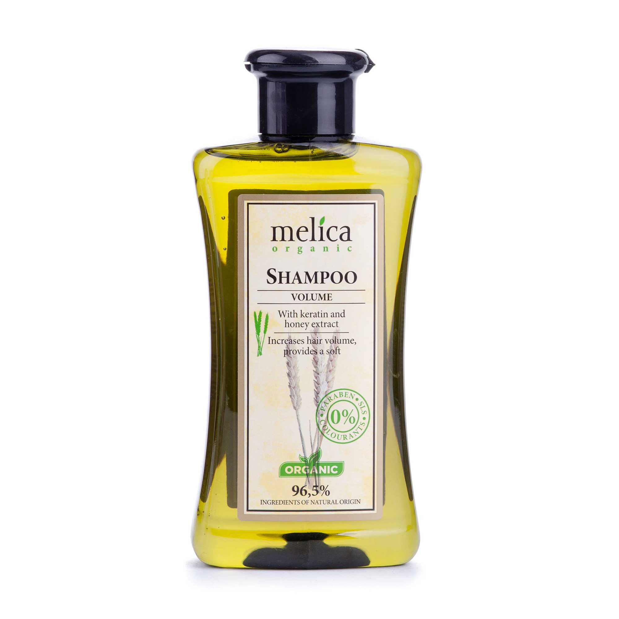 

Уцінка! Шампунь для волосся Melica Organic Volume Shampoo з кератином та екстрактом меду, 300 мл