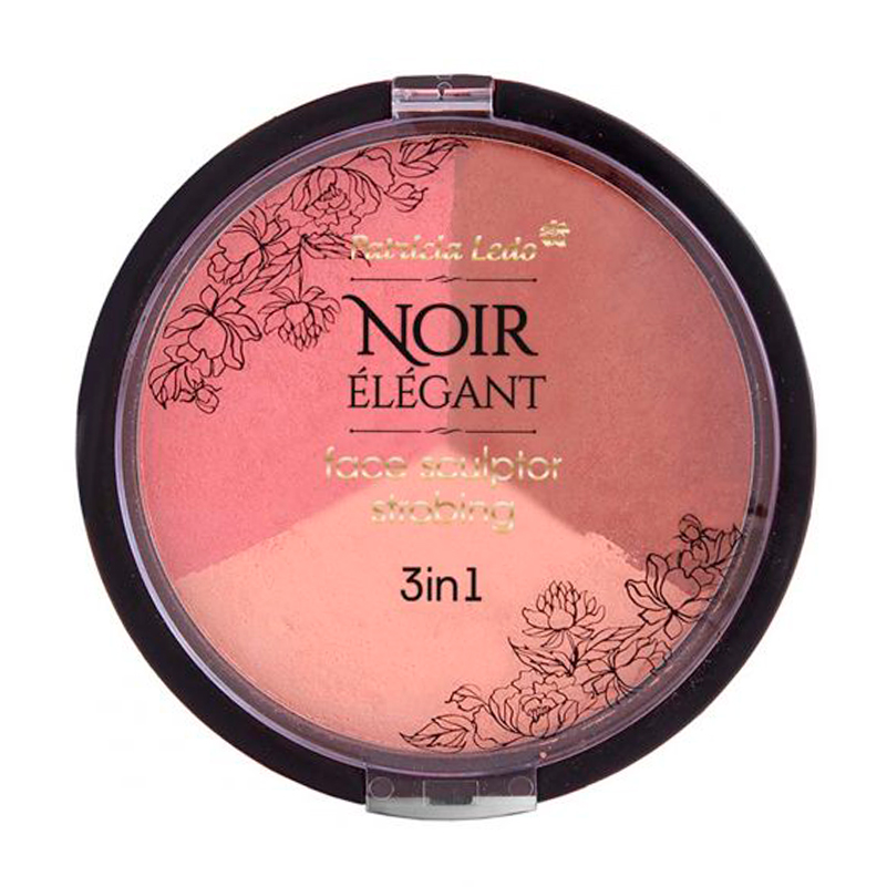 

Палітра для обличчя PatriciaLedo noir elegant Скульптор 3в1 тон 02, 10г