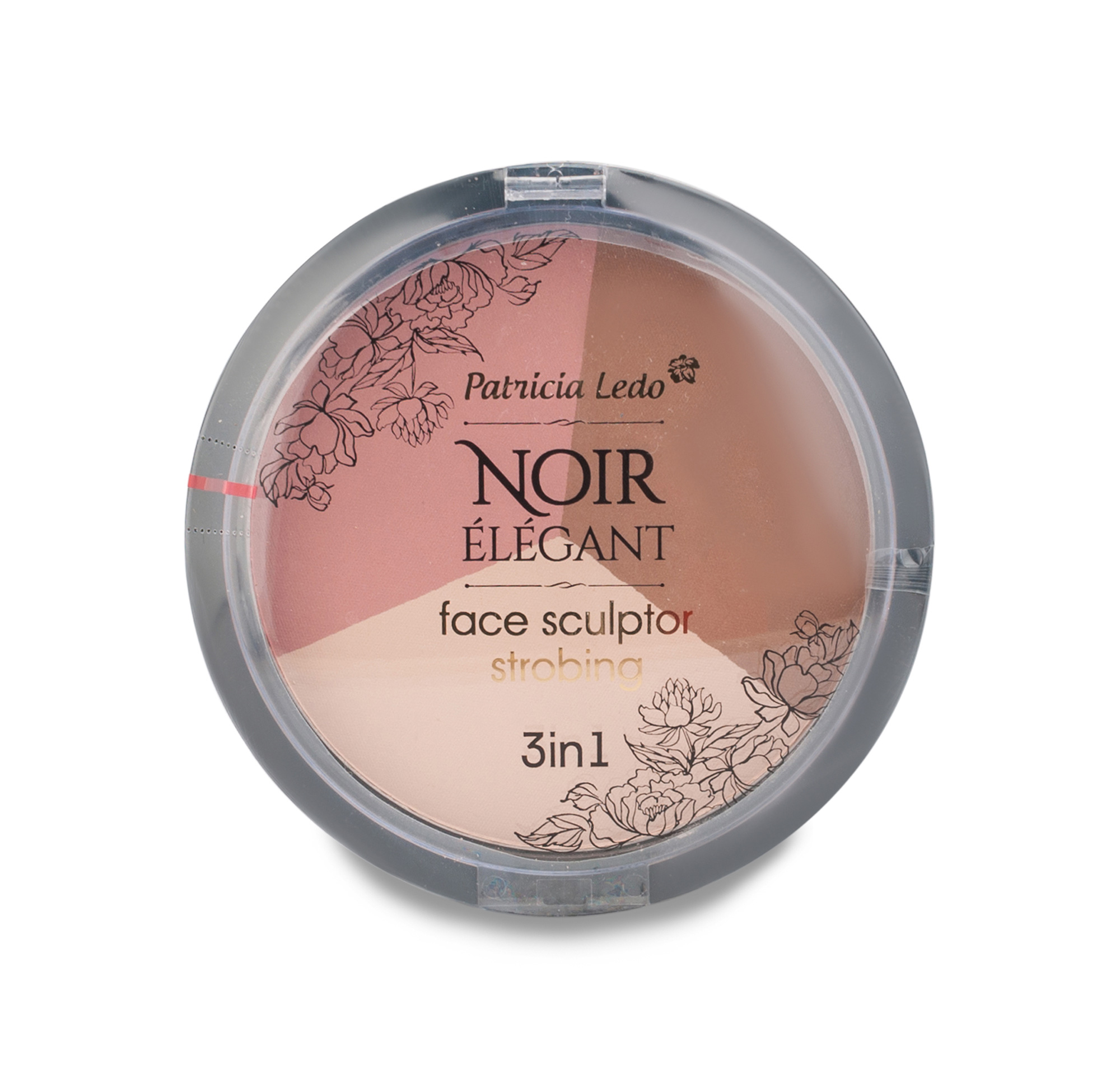 

Палітра для обличчя PatriciaLedo noir elegant Скульптор 3в1 тон 03, 10г