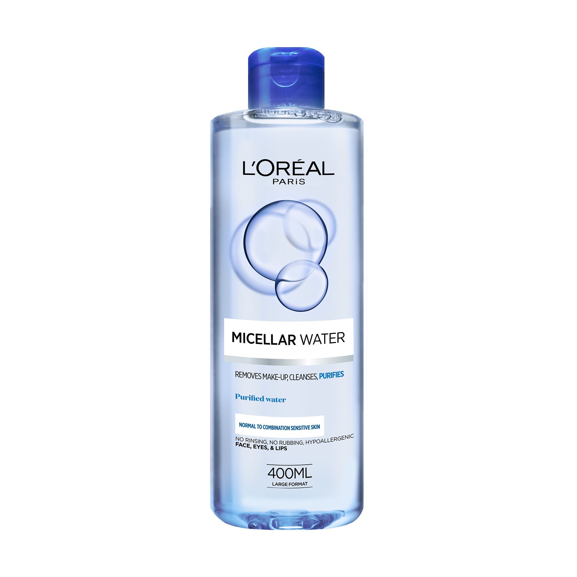 

Міцелярна вода L'Oreal Paris Micellar Water to Combination Sensitive Skin для нормальної та комбінованої шкіри, 400 мл