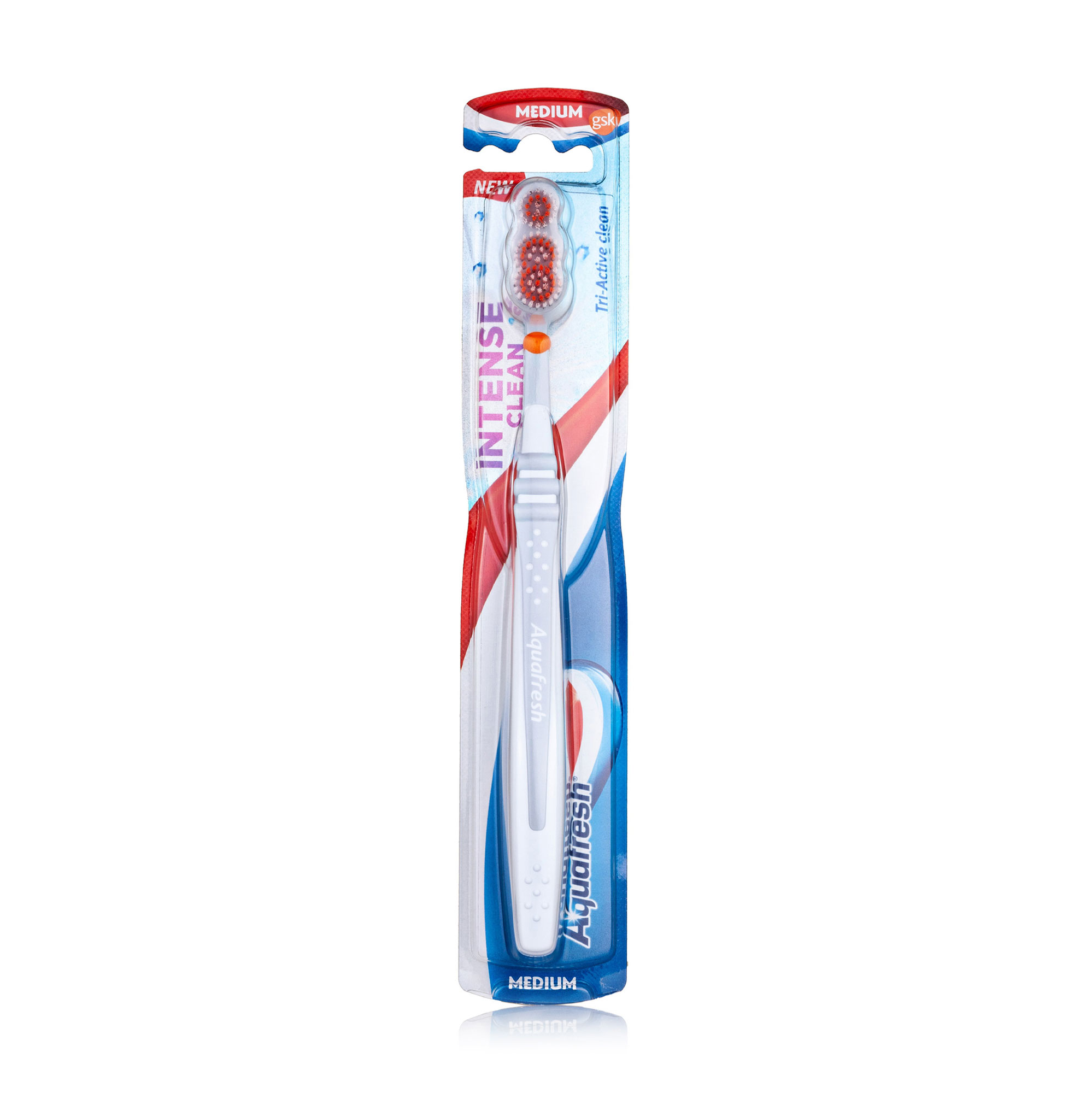 

Уцінка! Зубна щітка Aquafresh Intense Clean середньої жорсткості, 1 шт