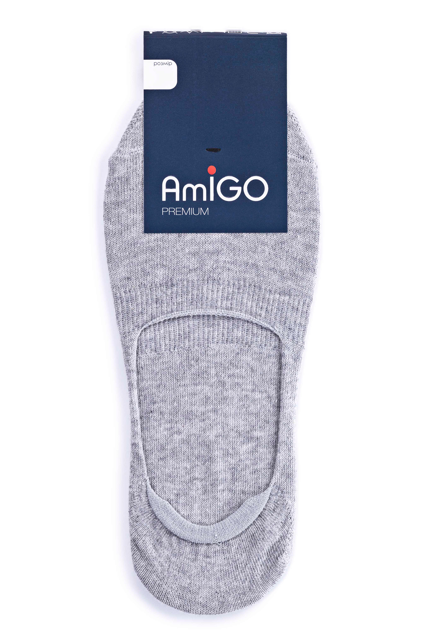 

Шкарпетки чоловiчi AmiGO SS17 слід р. 31 сірий меланж
