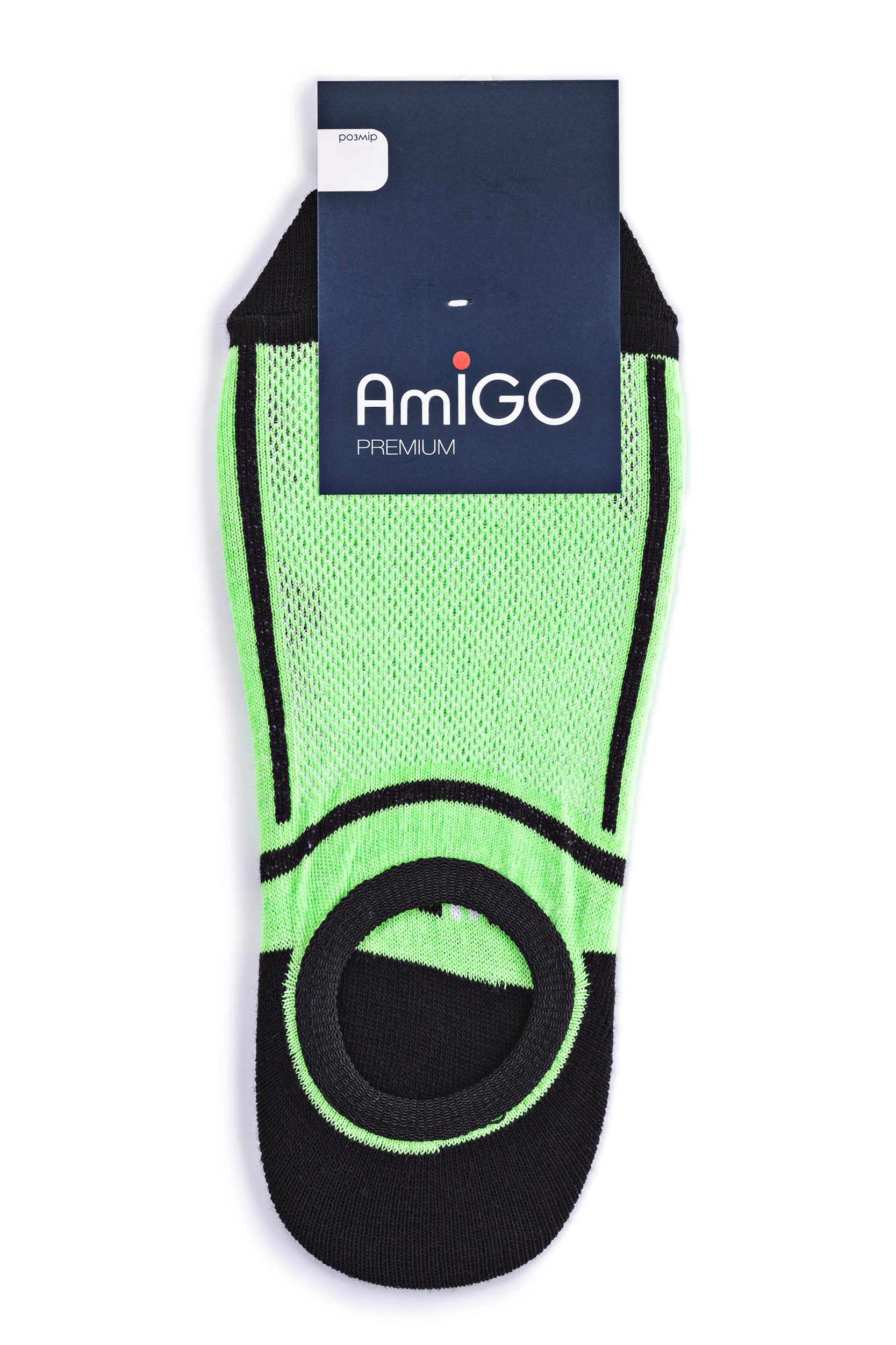 

Шкарпетки чоловiчi AmiGO SS17 чешки-кільце сітка р. 31 зелений