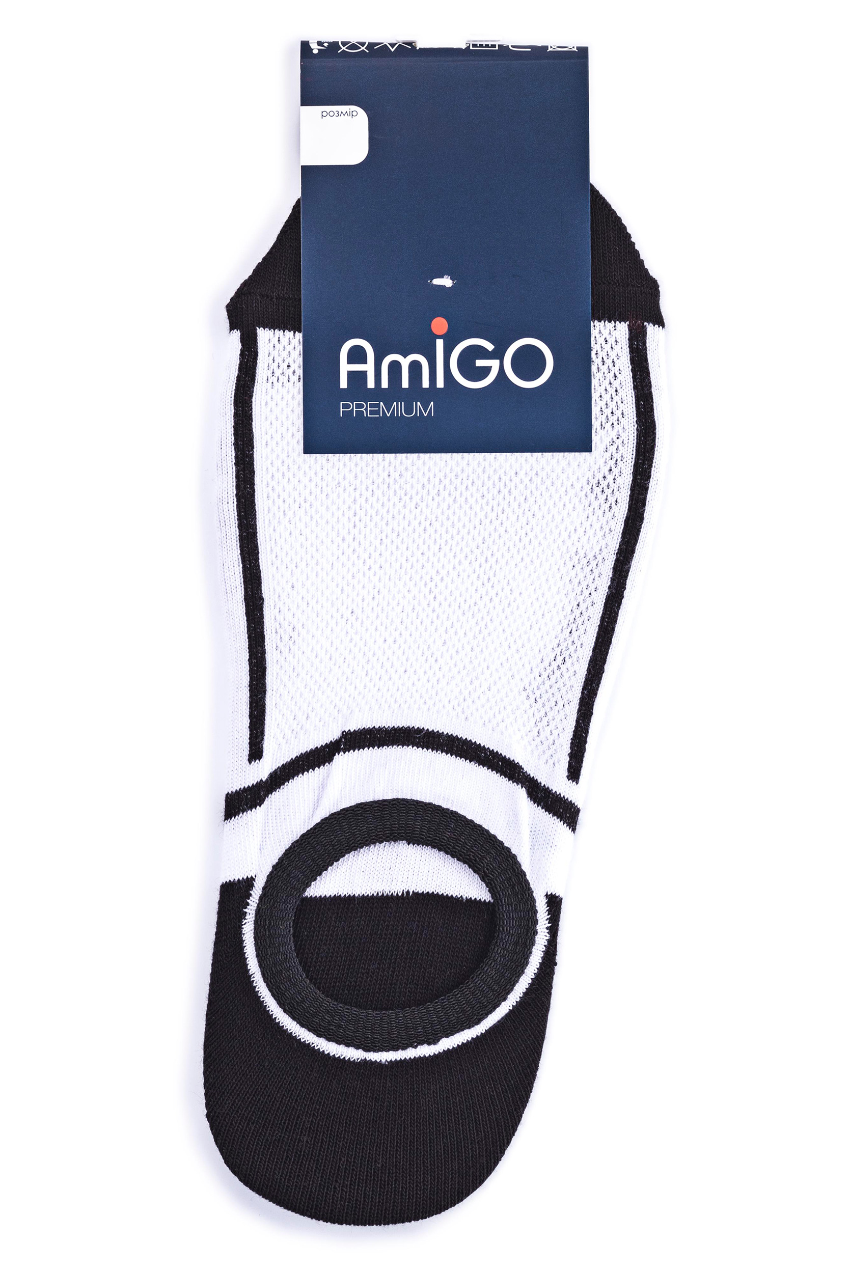 

Шкарпетки чоловiчi AmiGO SS17 чешки-кільце сітка р. 29 білий