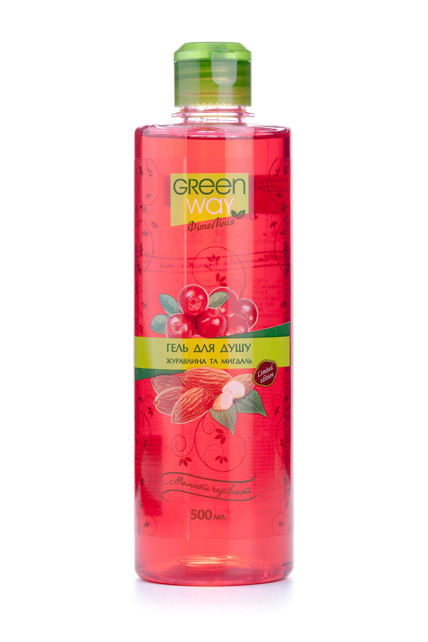 

Гель для душу Green Way ФітоЛінія Журалина та Мигдаль, 500 мл