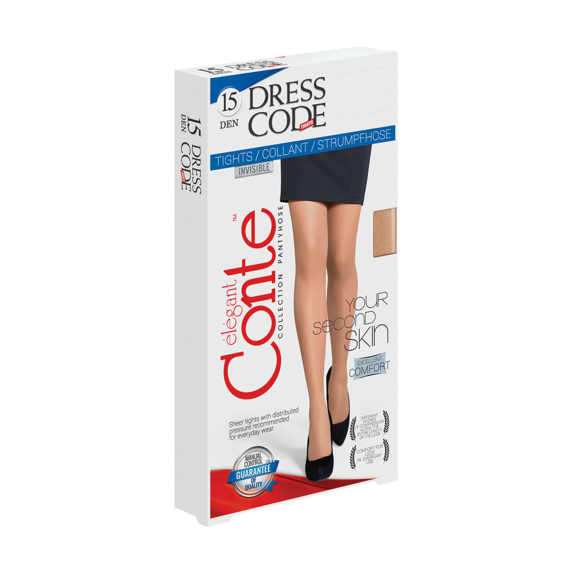 

Колготки жіночі Conte elegant Dress Code без шортиків, 15 DEN, Bronz, розмір 3