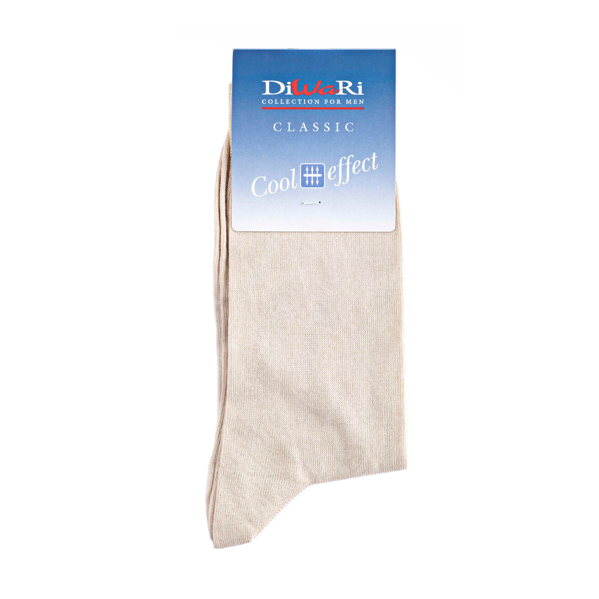 

Шкарпетки чоловічі DIWARI Classic Cool Effect 7С-23СП 000 класичні, бежеві, розмір 27