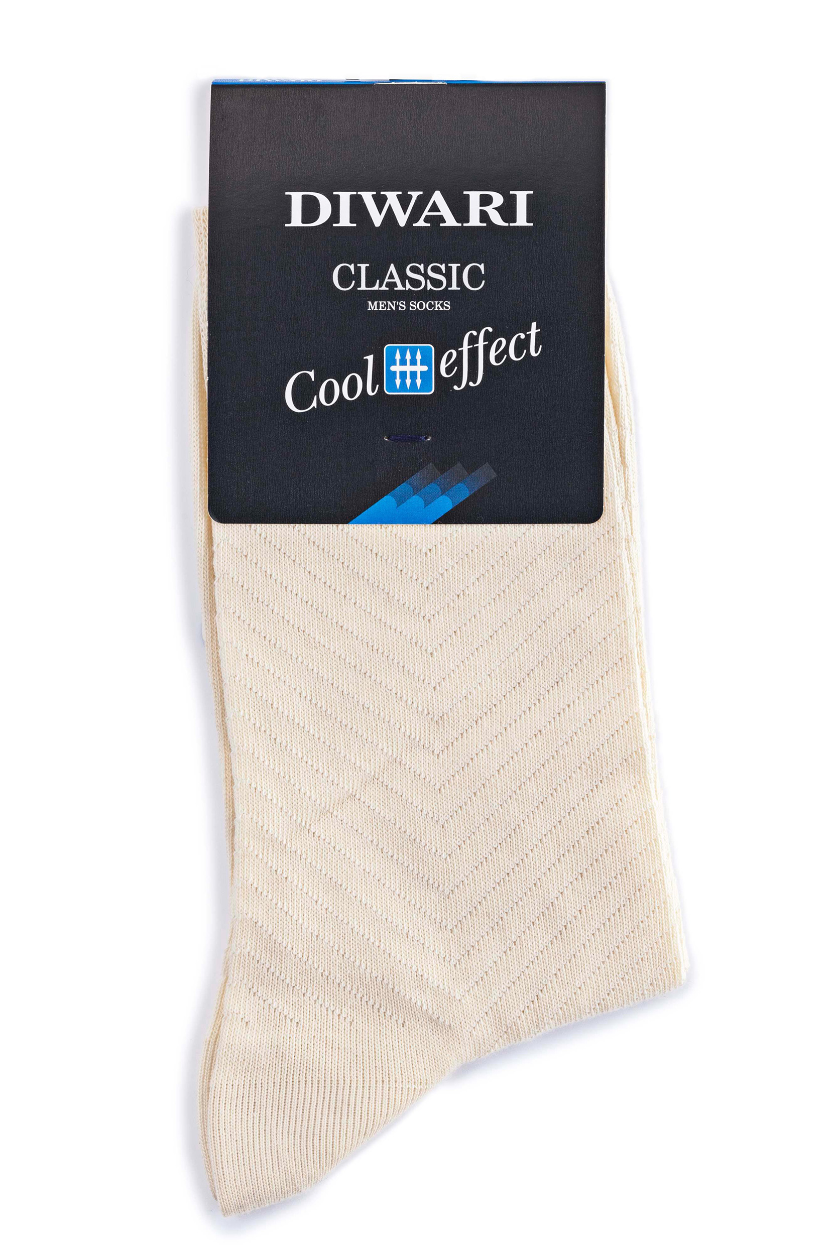 

Шкарпетки чоловічі Diwari CLASSIC COOL EFFECT 7C-23CП 010 бежевий р.27