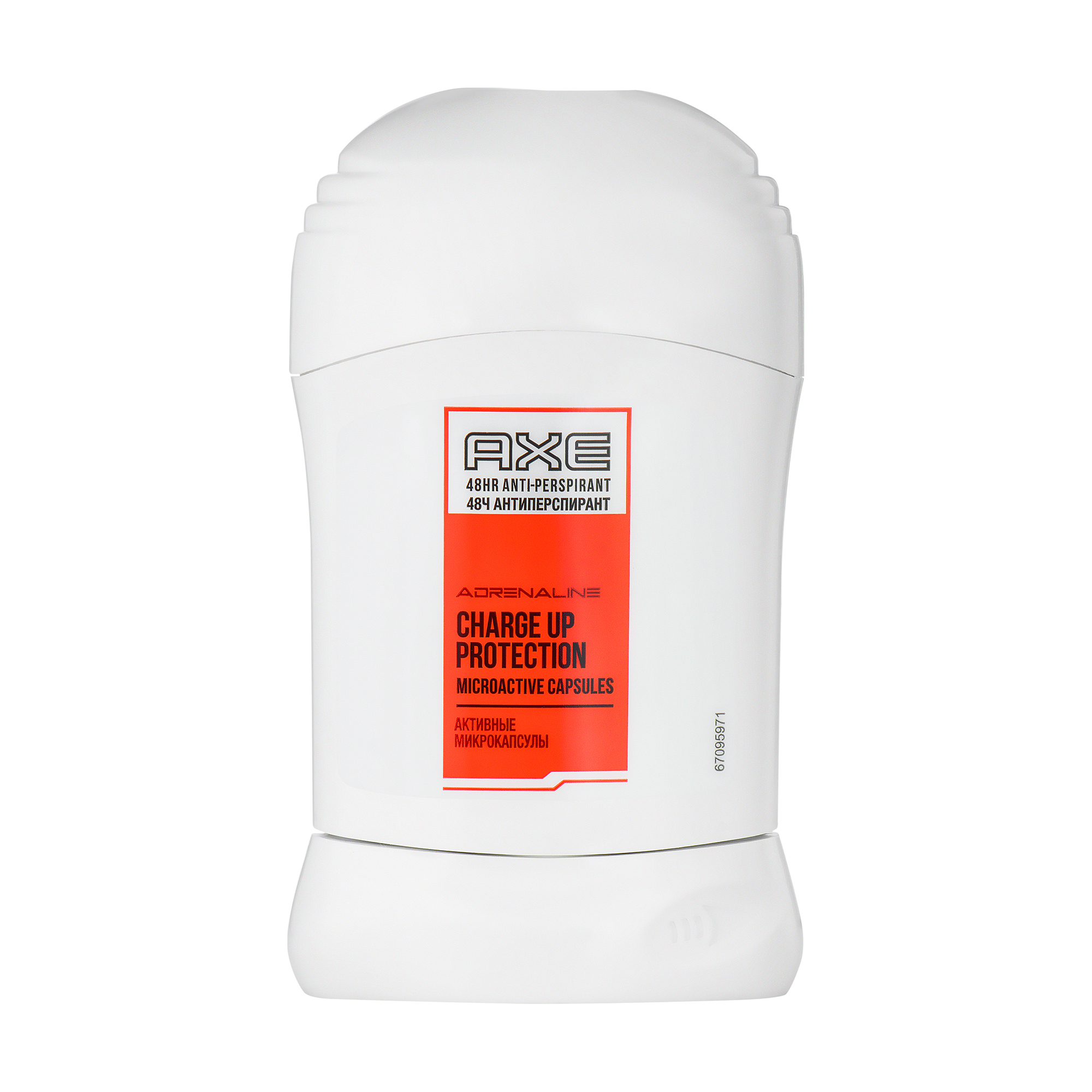 

Антиперспірант-стік чоловічий Axe Adrenaline Посилений захист 48Н, 50 мл