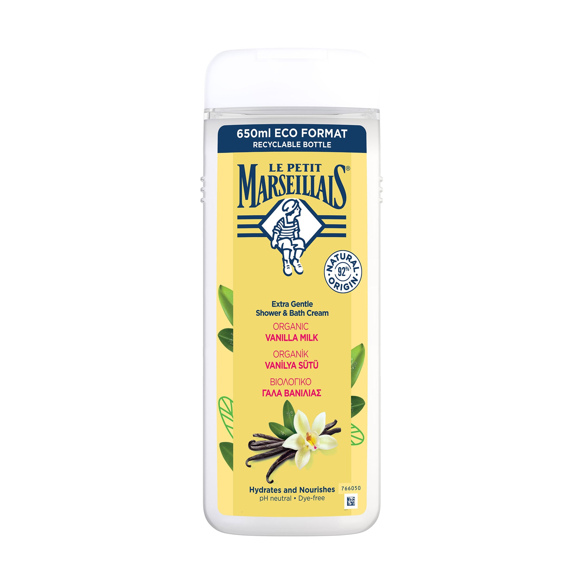 

Уцінка! Гель для душа Le Petit Marseillais Ванільне молоко, 650 мл