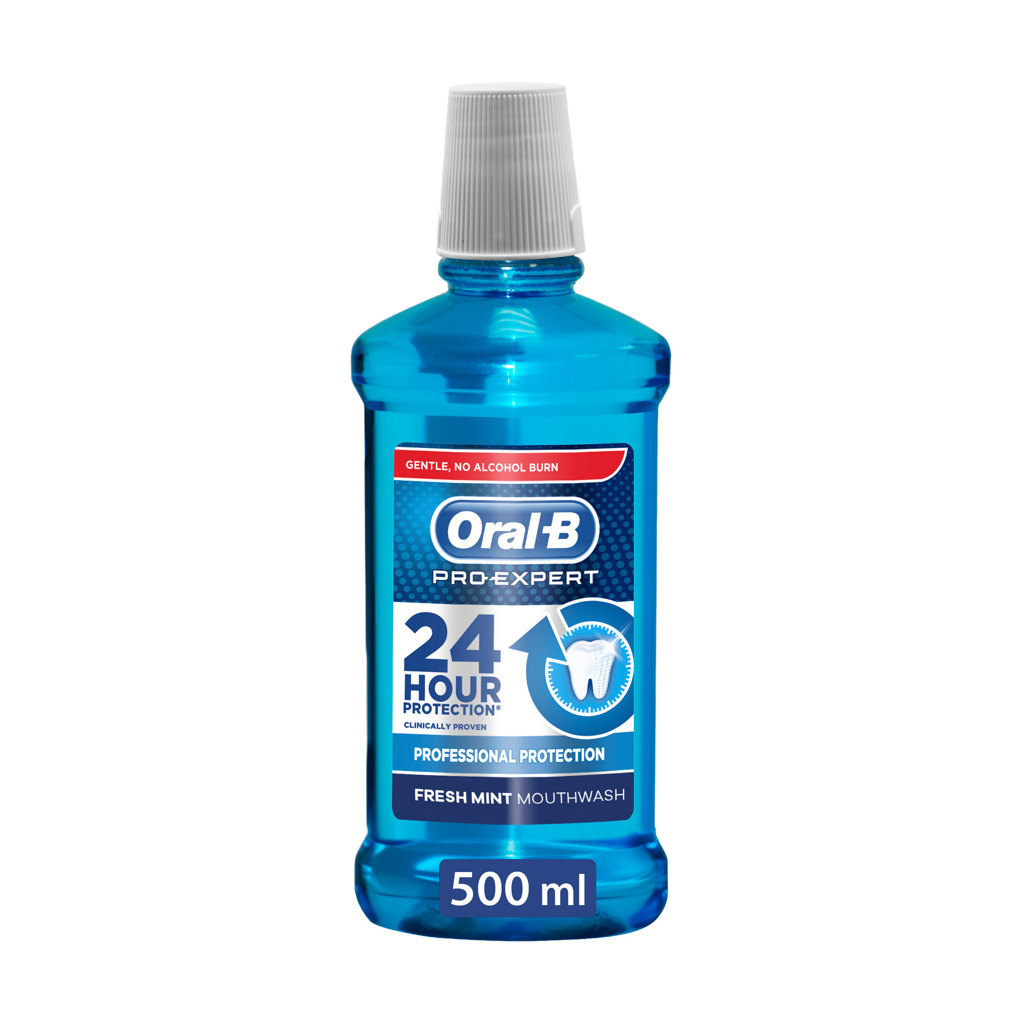 

Ополіскувач для ротової порожнини Oral-B Pro-expert Professional Protection 24 Hour свіжа м'ята, 500 мл