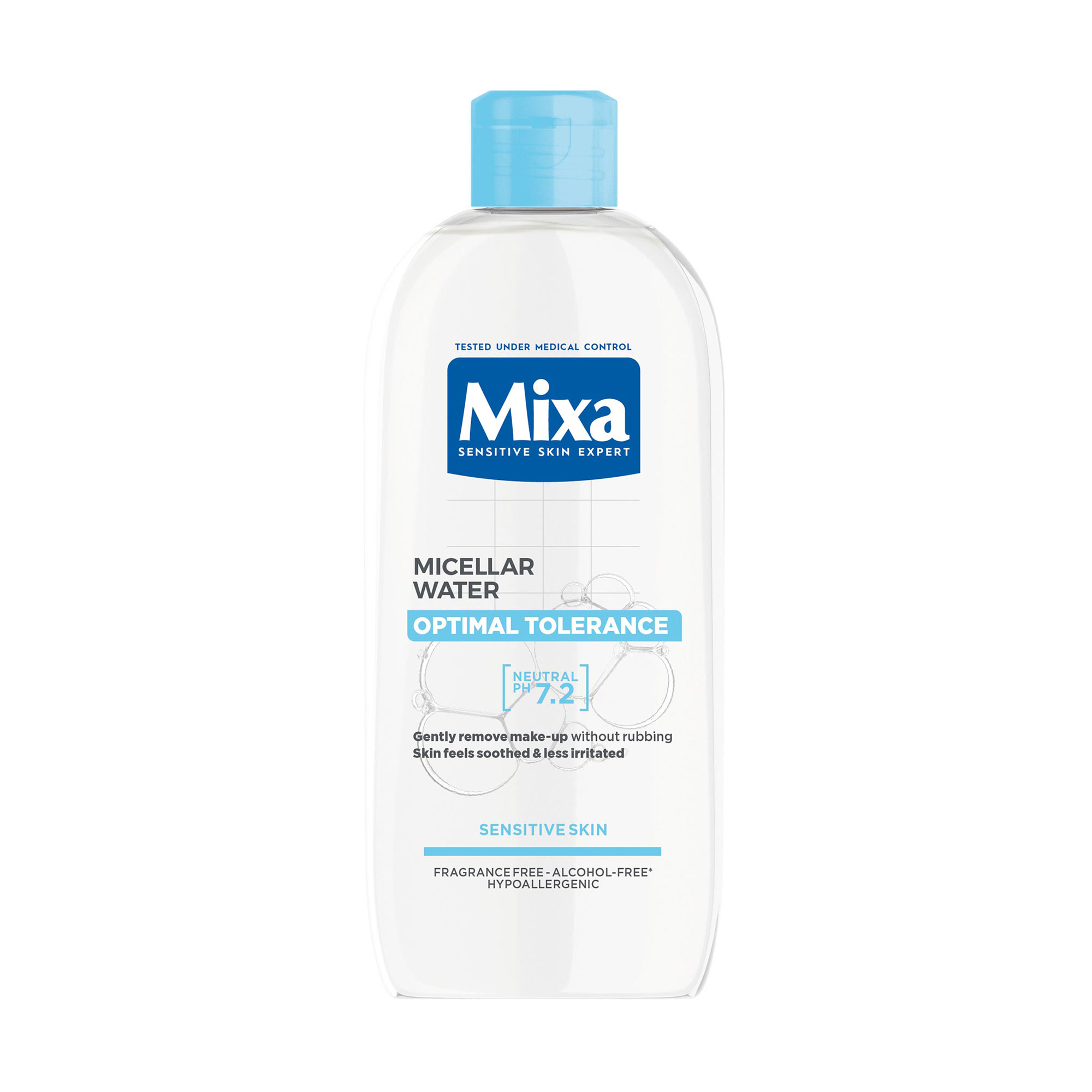 

Міцелярна вода для обличчя Mixa Optimal Tolerance для чутливої шкіри, 400 мл