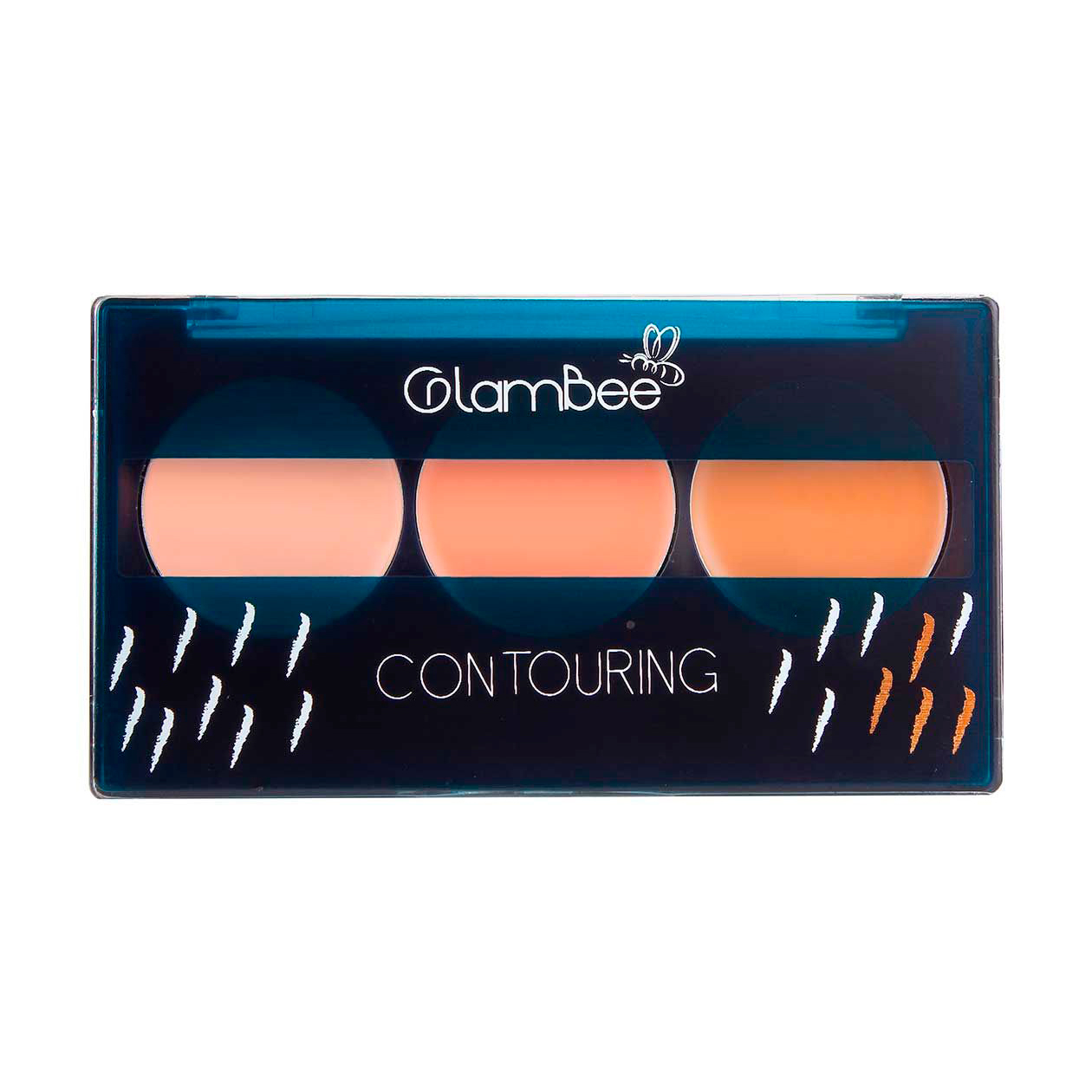 

Набір тональних засобів для контурування обличчя GlamBee Conturing тон 01, 4.3г