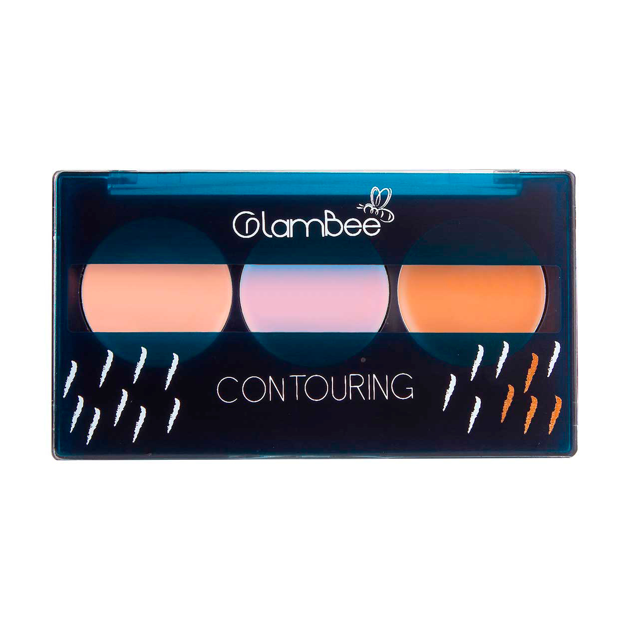 

Набір тональних засобів для контурування обличчя GlamBee Conturing тон 02, 4.3г