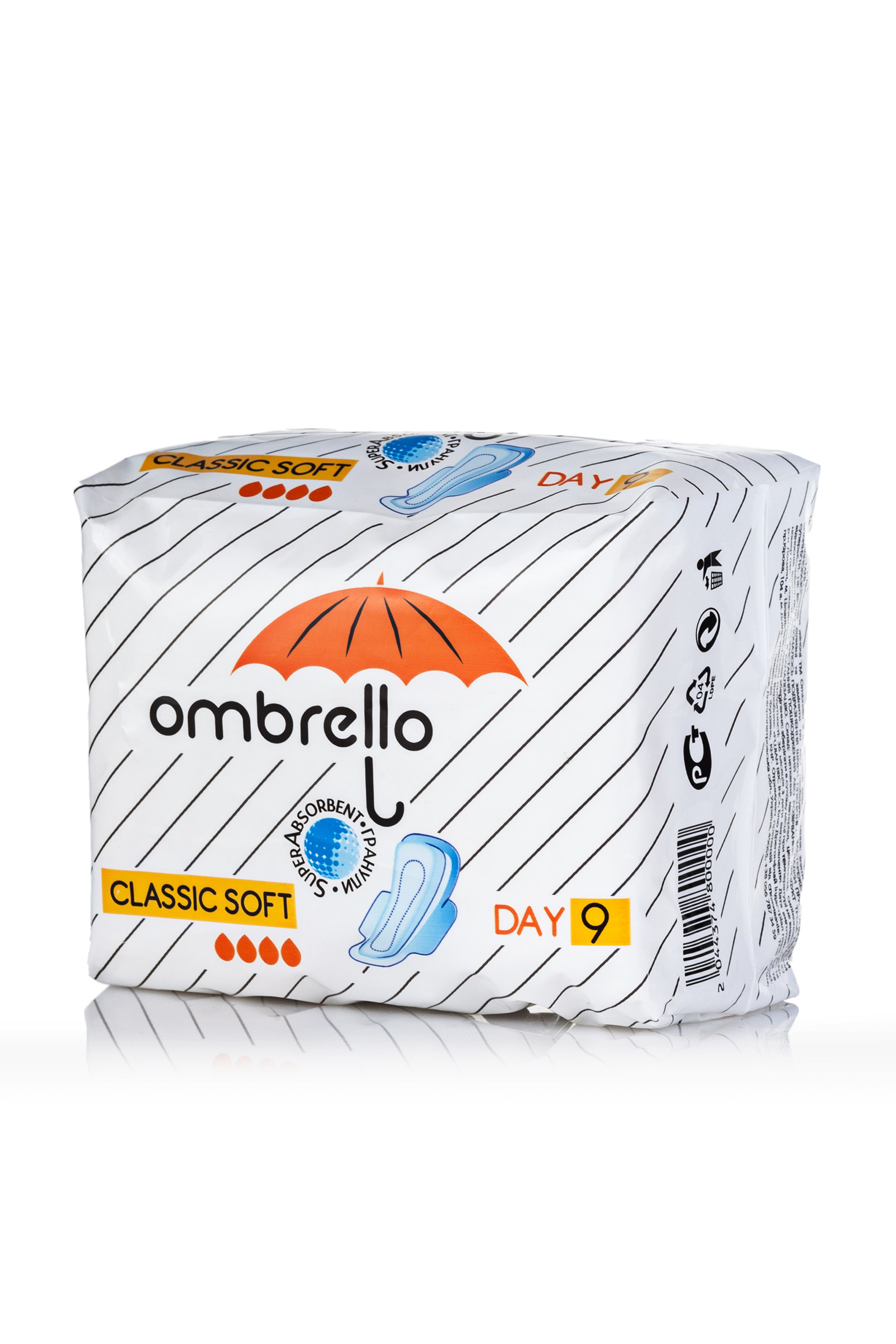 

Прокладки для критичних днів Ombrello classic day soft, 9шт