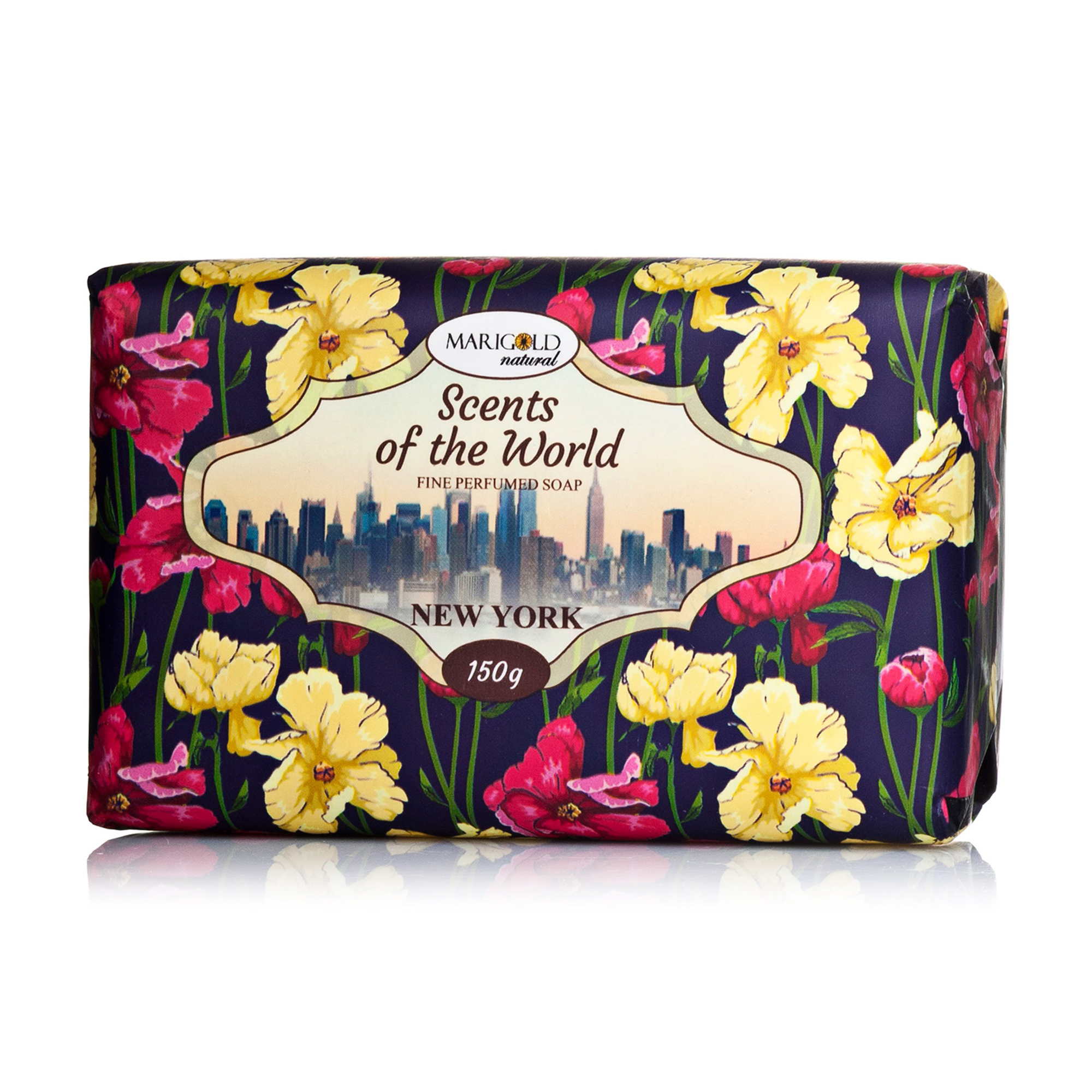 

Уцінка! Тверде мило Marigold Natural Аромати світу Нью-Йорк, 150 г