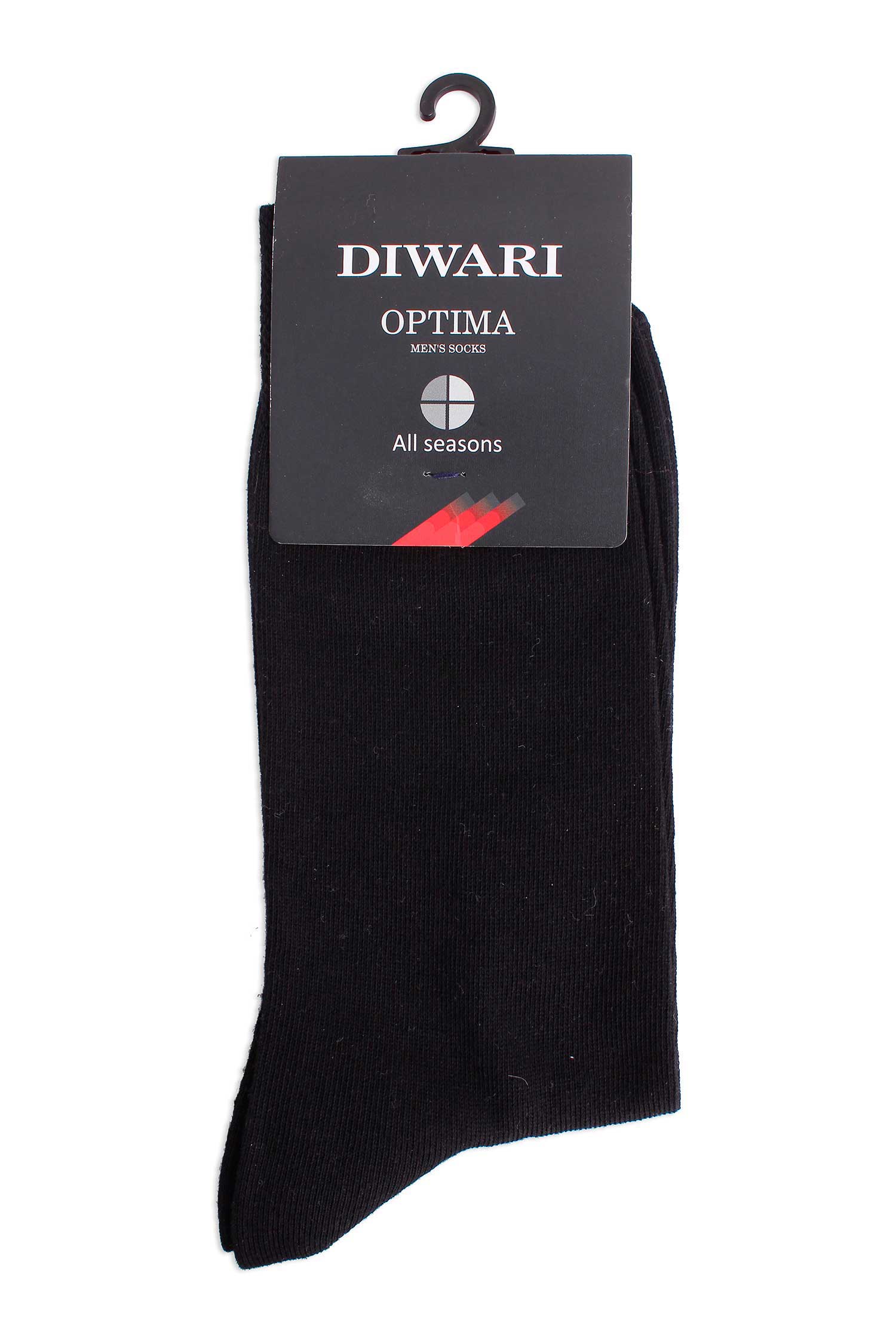 

Шкарпетки Чоловічі DiWaRi OPTIMA All seasons 7С-43СП 000 чорний р.25