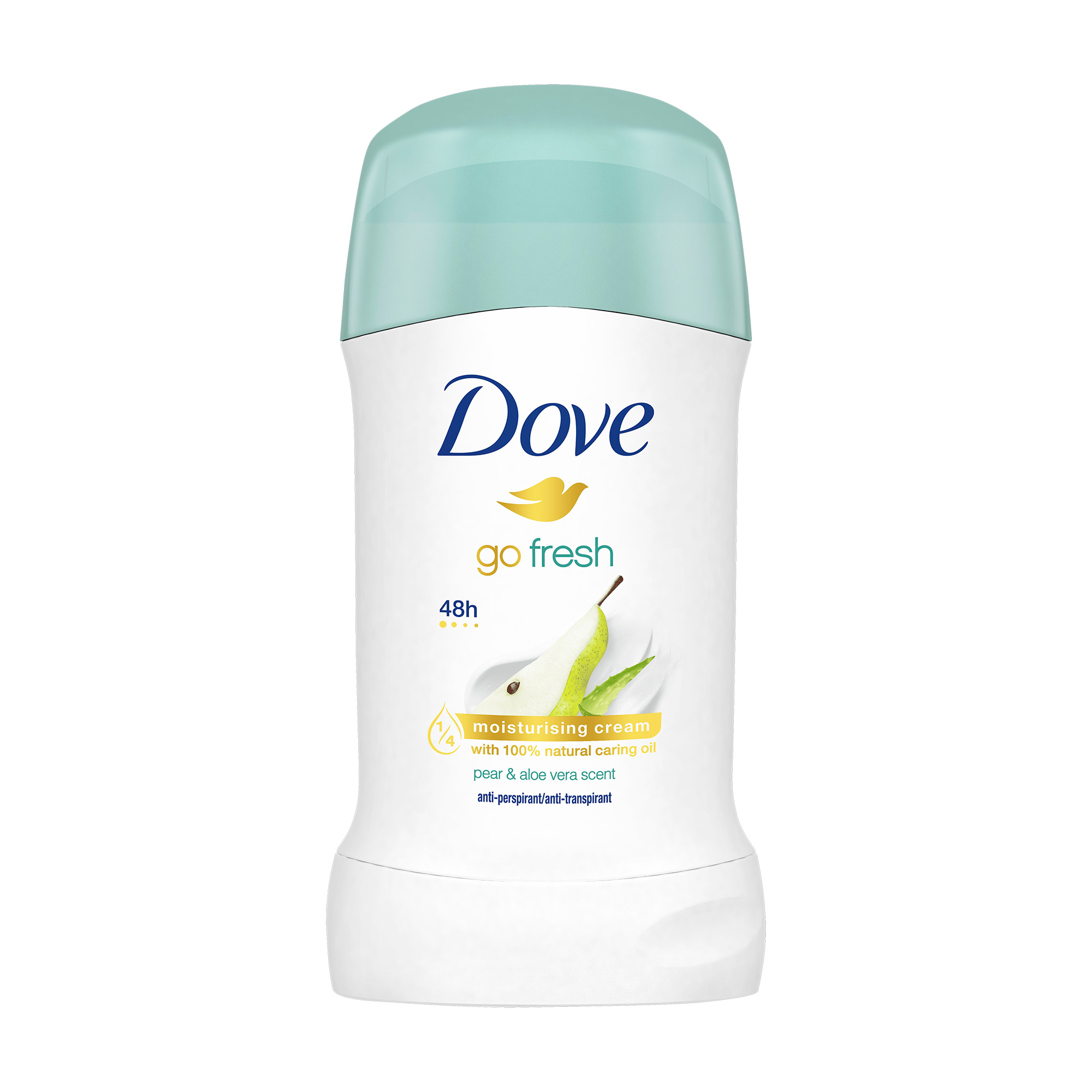 

Антиперспірант-стік Dove Go Fresh Pear & Aloe Vera Scent 48H з ароматом груші та алое вера, 40 мл