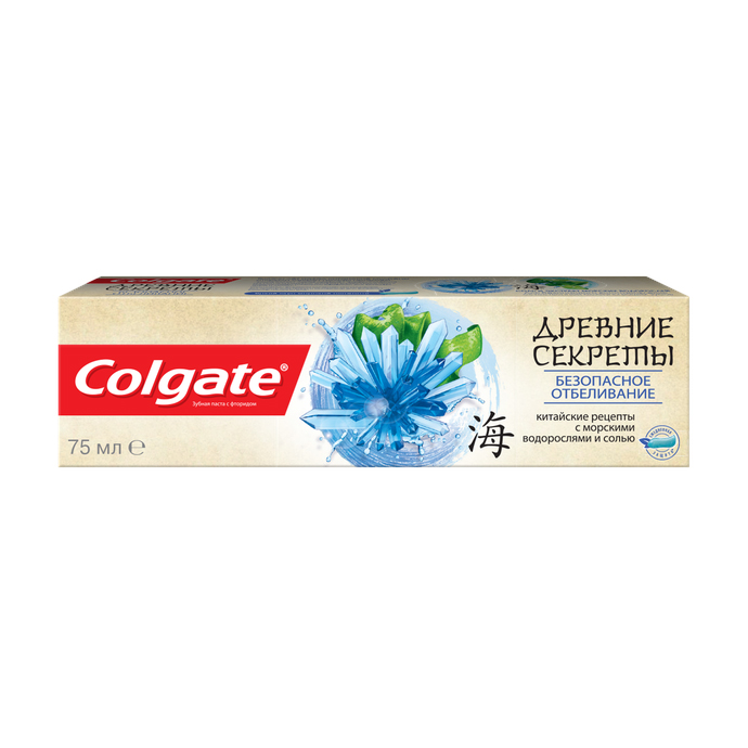 

Зубна паста Colgate Стародавні секрети Безпечне вибілювання з фторидом, 75 мл