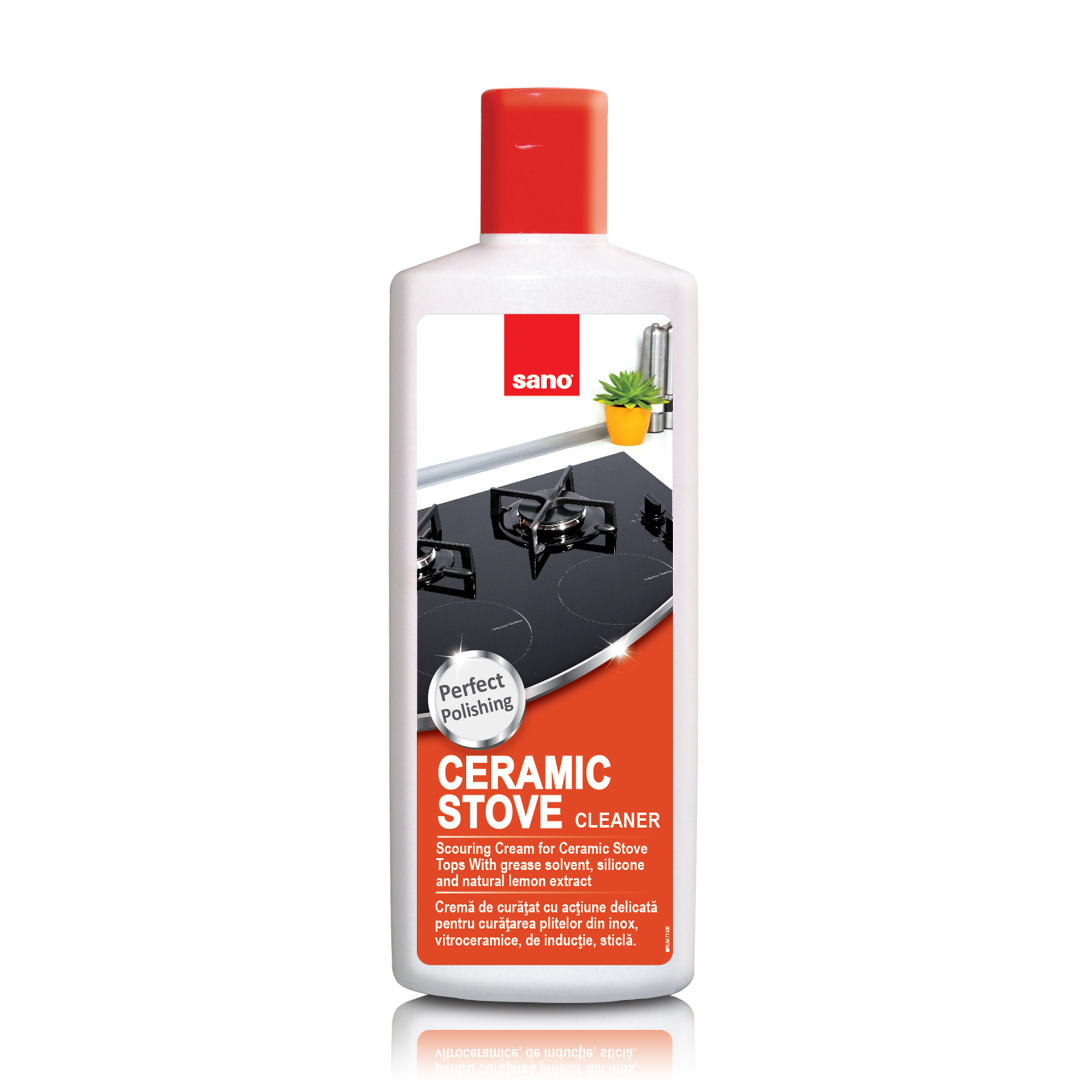 

Уцінка! Засіб для миття керамічних плит Sano Ceramic Stove Tops Cleaner, 300 мл