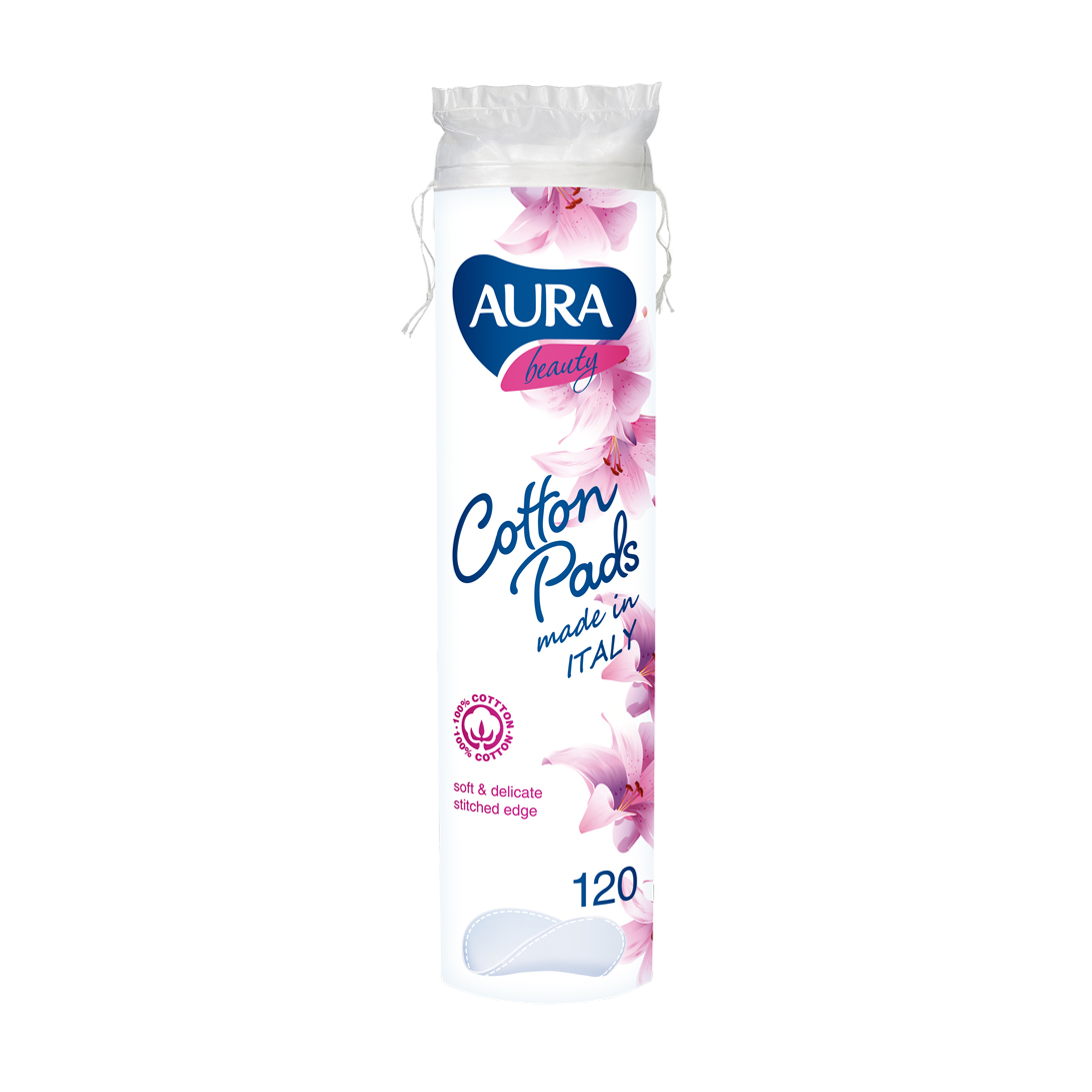 

Ватні диски AURA Beauty Cotton Pads, 120 шт