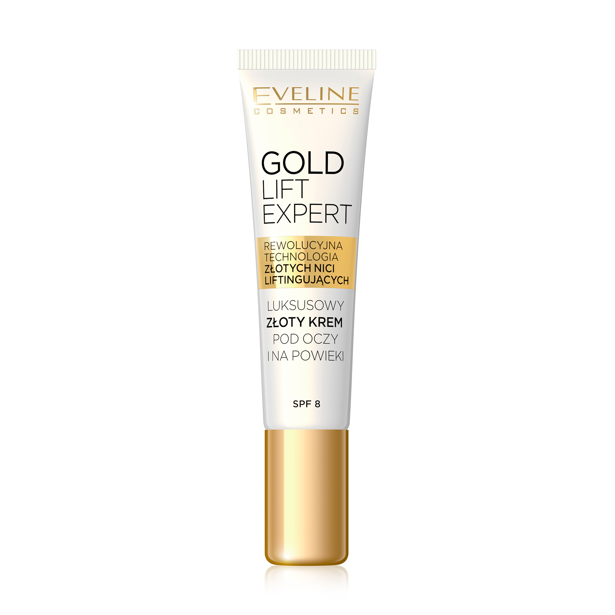 Крем для шкіри навколо очей Eveline Cosmetics Gold Lift Expert SPF 8, 15 мл