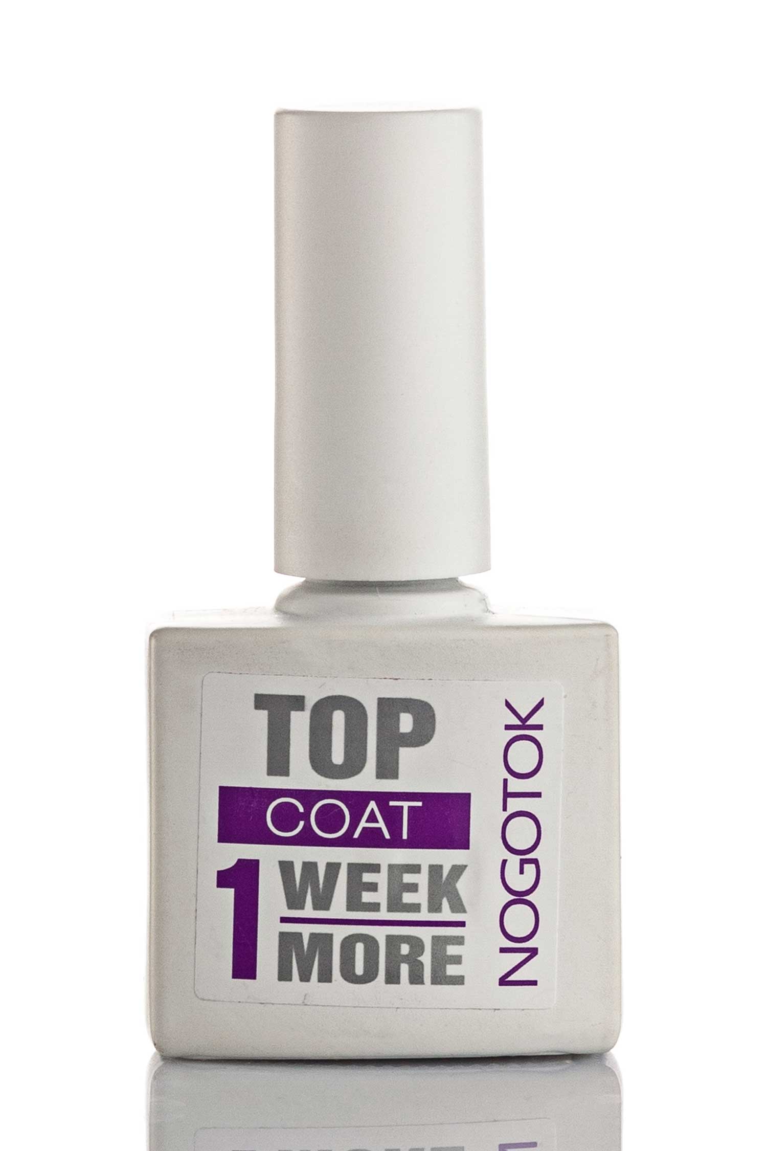 

Закріплювач лаку Nogotok 1 Week More Top Cout, 10мл