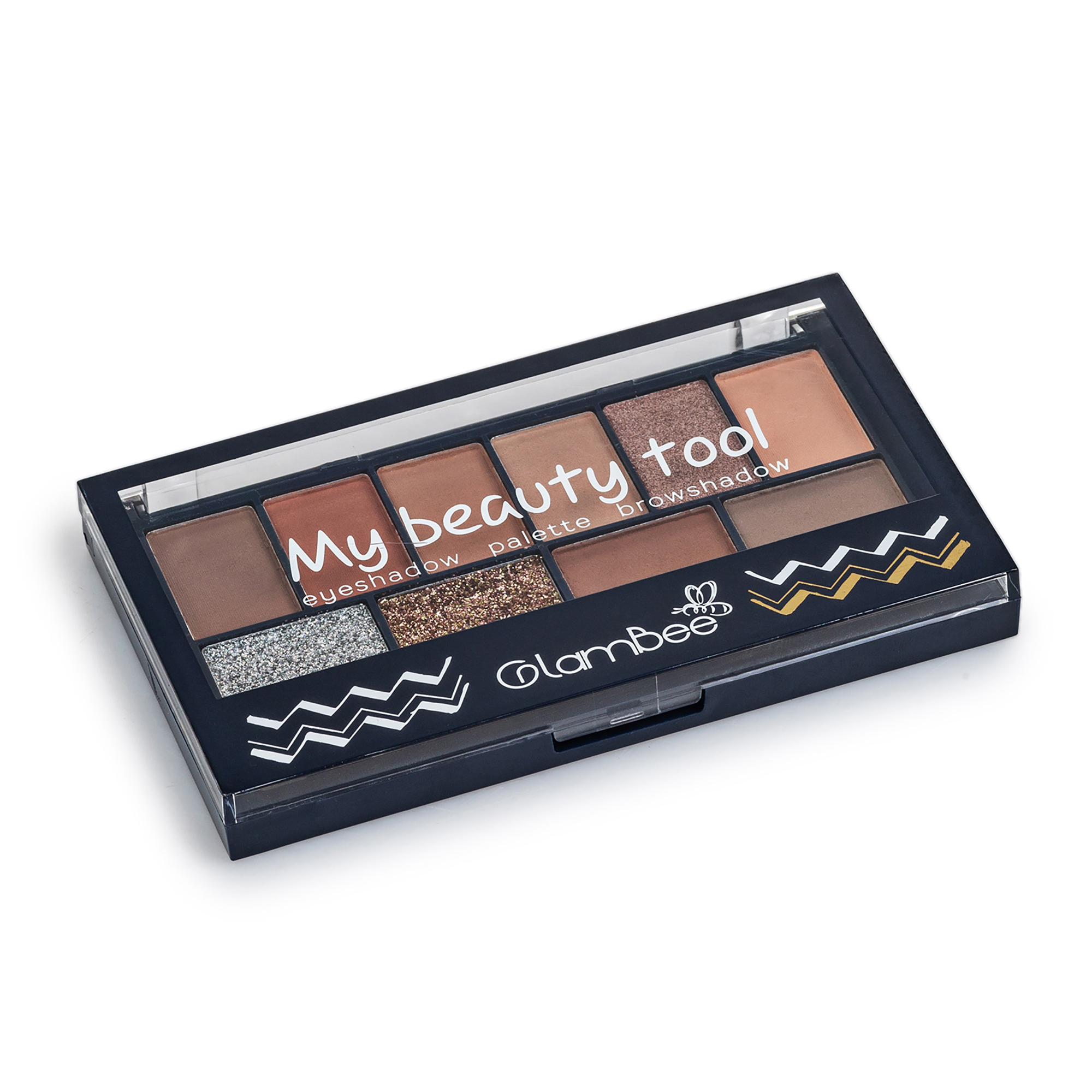 

Палетка тіні та гліттери GlamBee My Beauty Tool тон 02, 3 г