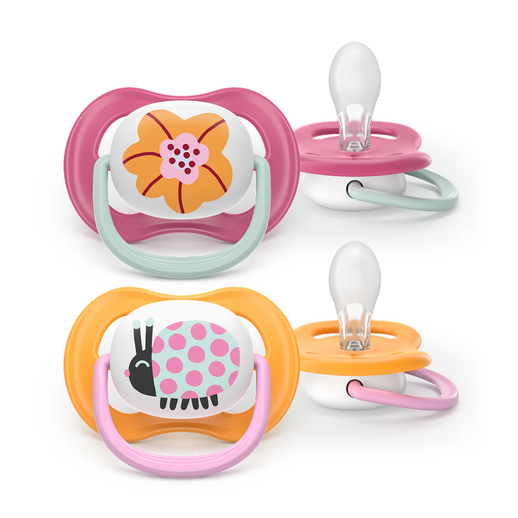 

Пустушка AVENT Ultra Air Happy, 6-18 місяців, 2 шт