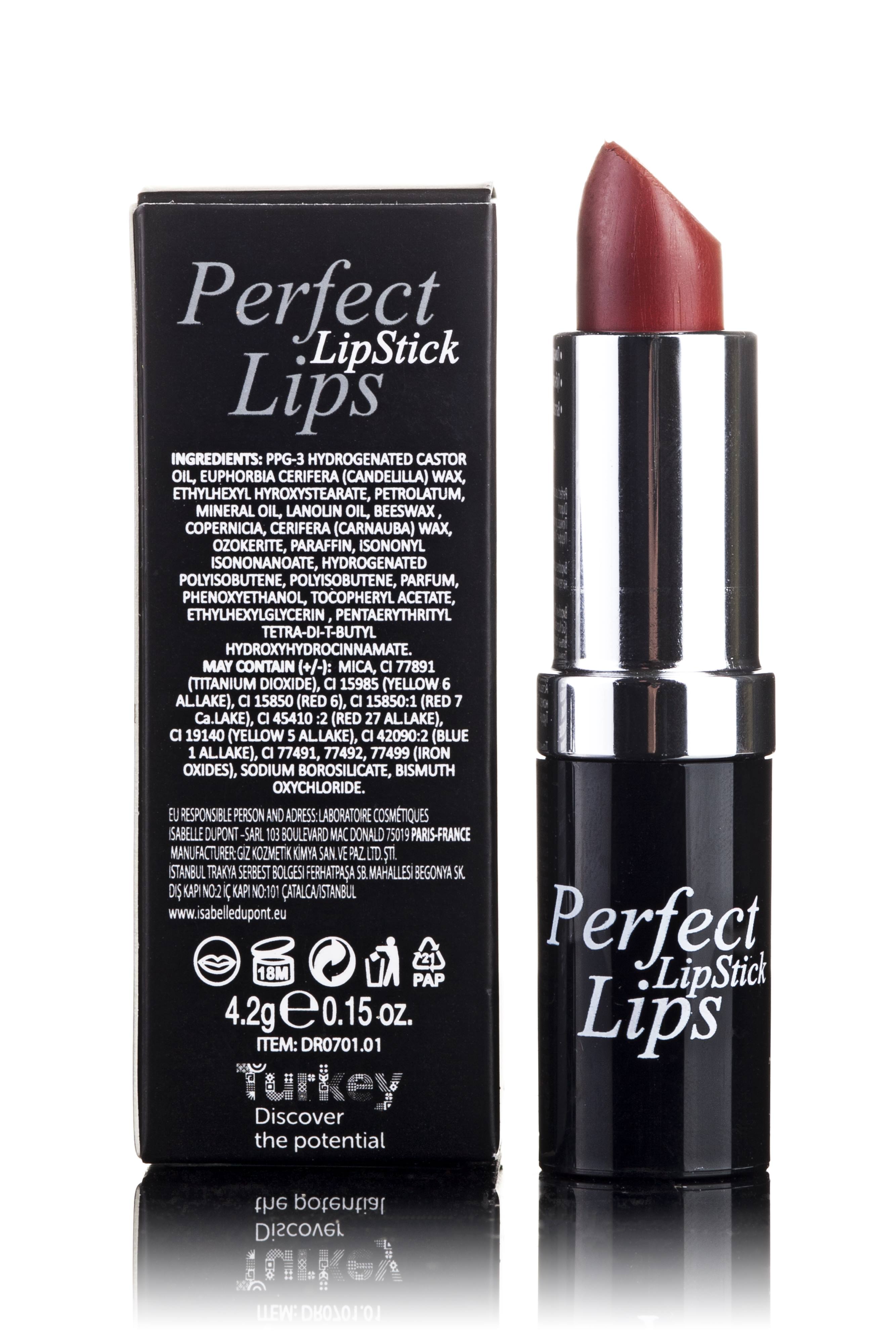

Помада для губ Isabelle Dupont Perfect Lips зволожуюча тон L253, 4.2г