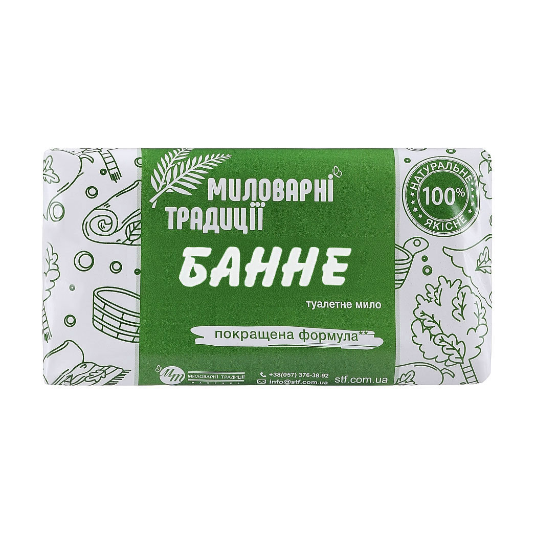 

Мило тверде Миловарні традиції Банне, 180 г