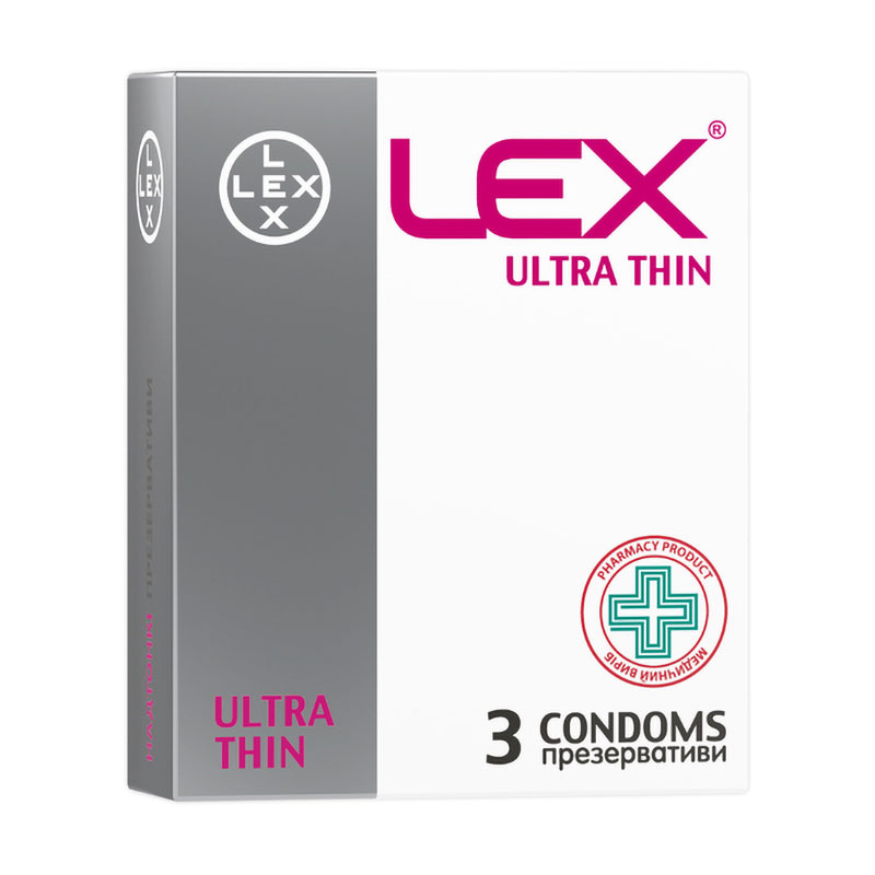 

Презервативи LEX Ultra Thin, 3 шт