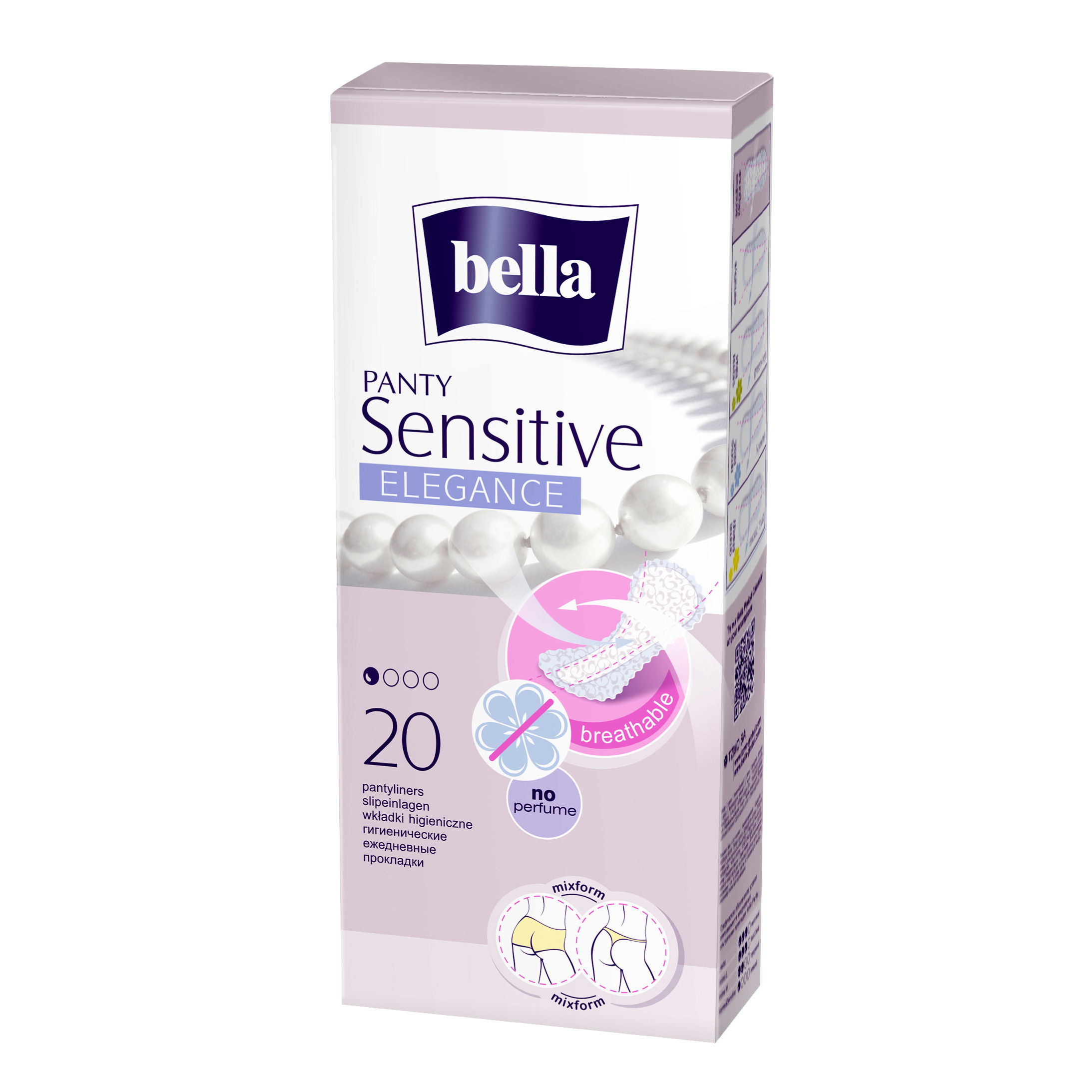 

Прокладки щоденні Bella panty sensitive elegance, 20 шт.