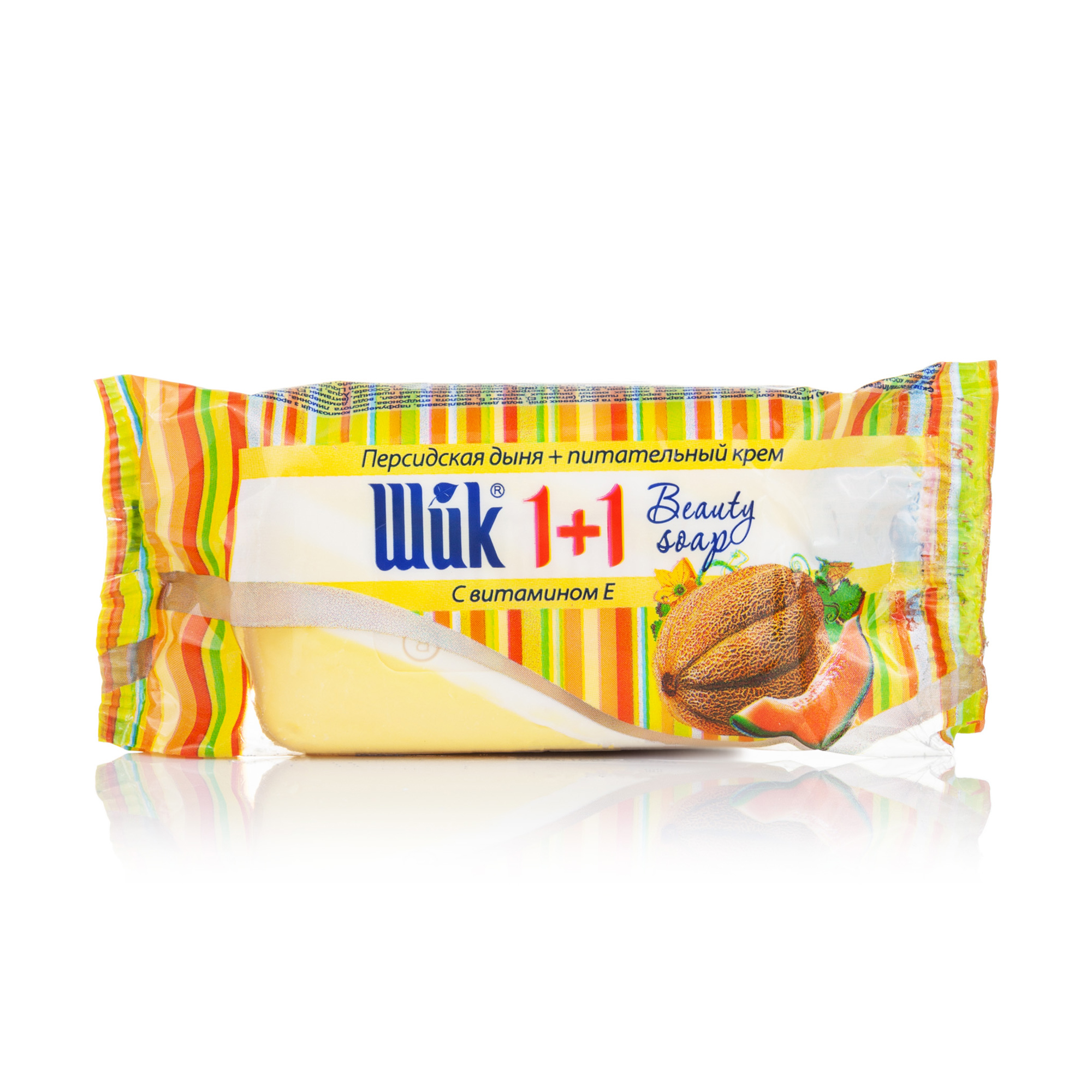 

Мило тверде Shik 1+1 Beauty Персидська диня + живильний крем з вітаміном Е, 90 г
