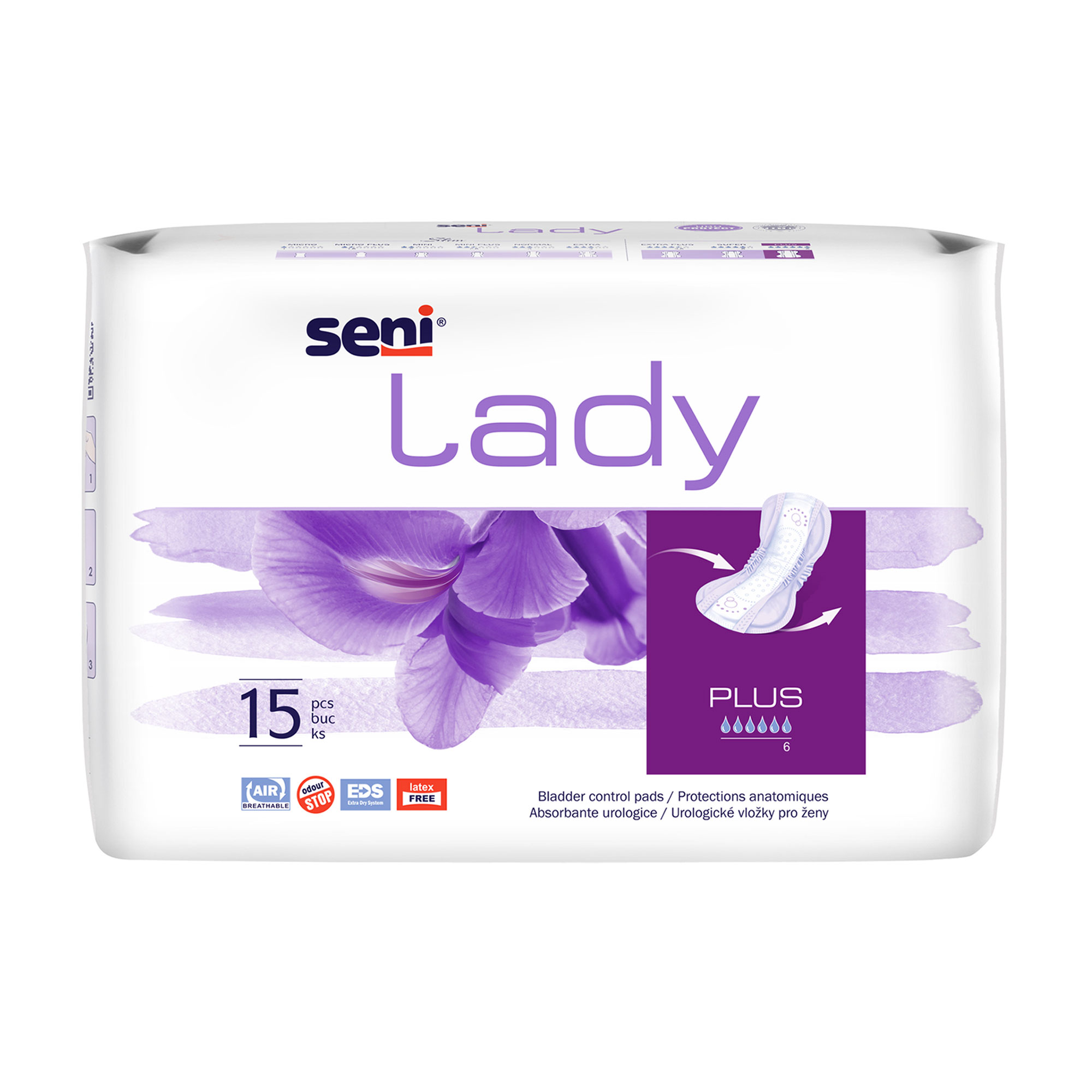 

Урологічні прокладки жіночі Seni Lady Plus, 15 шт