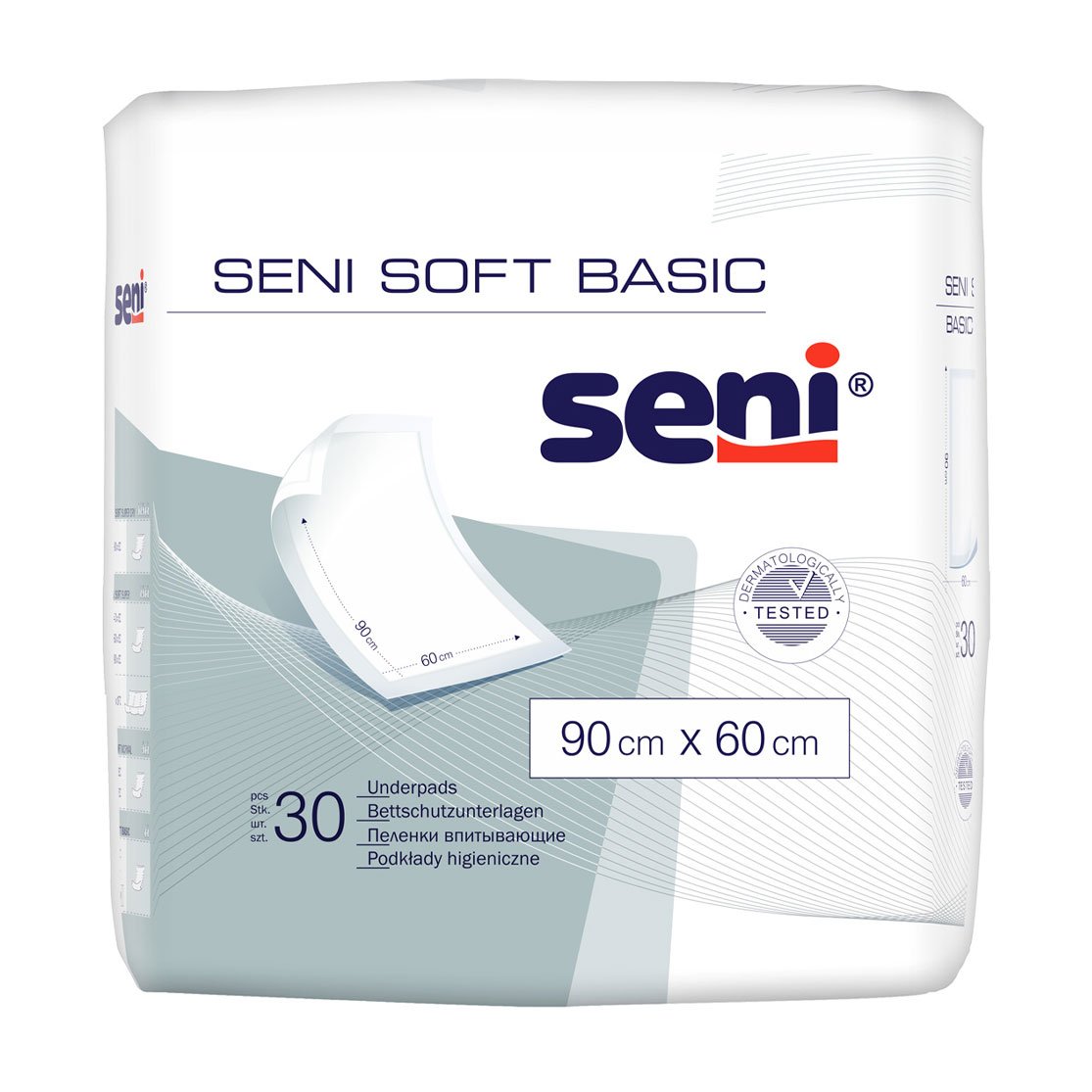

Пелюшки гігієнічні Seni Soft Basic 90*60 см, 30 шт