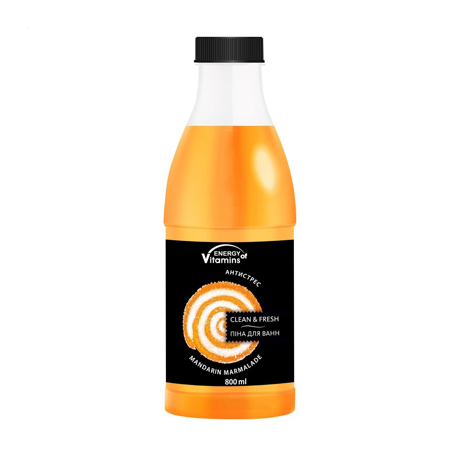 

Заспокійлива піна для ванн ENERGY of Vitamins Mandarin Marmalade, 800 мл