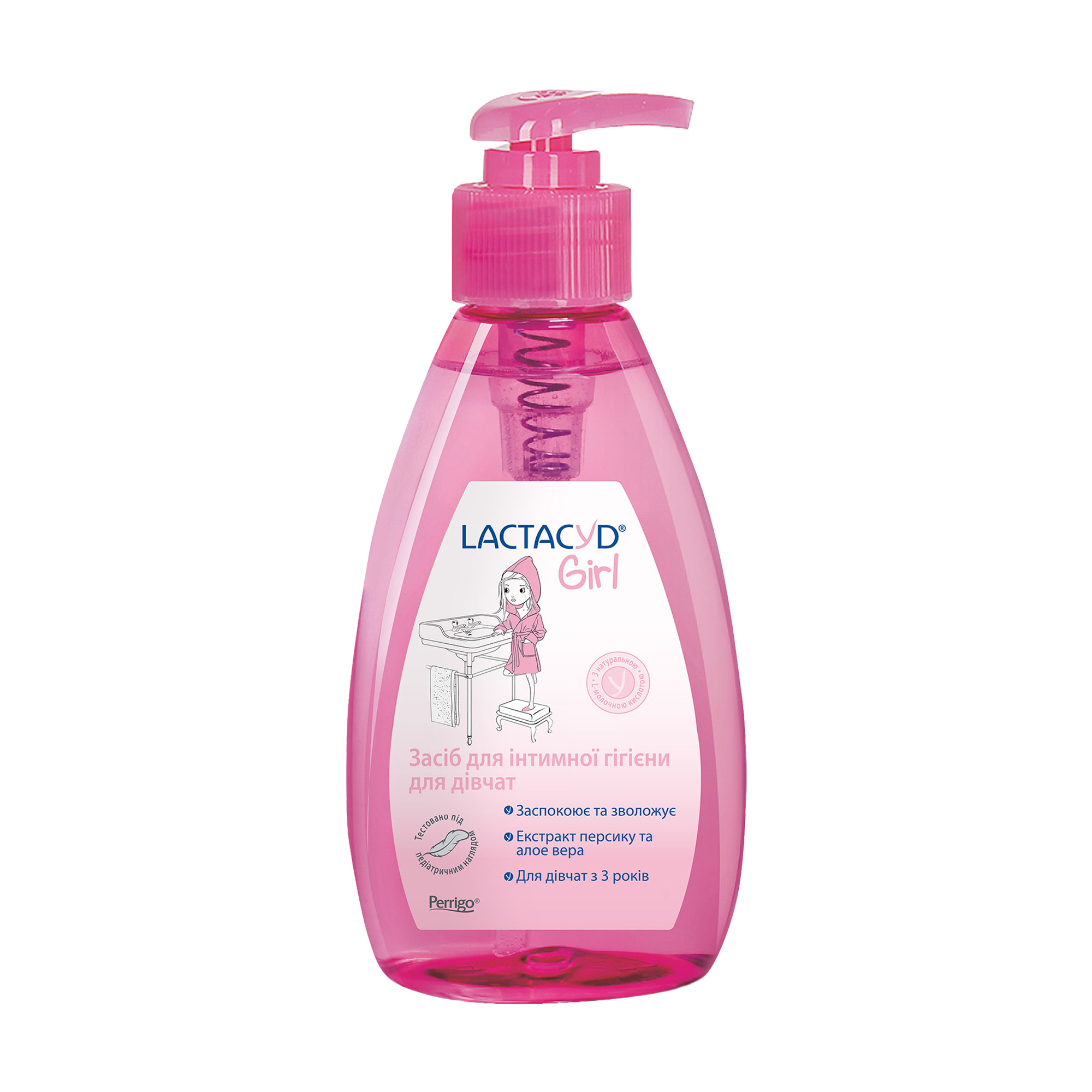 

Засіб для інтимної гігієни LACTACYD для дівчаток, з дозатором, 200 мл